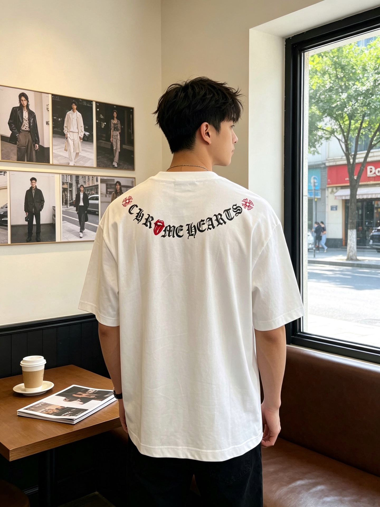 。Chrome hearts克罗心💥独家专供新款原单男士休闲短袖 高端定制 高端版本 时尚百搭爆款⚠️⚠