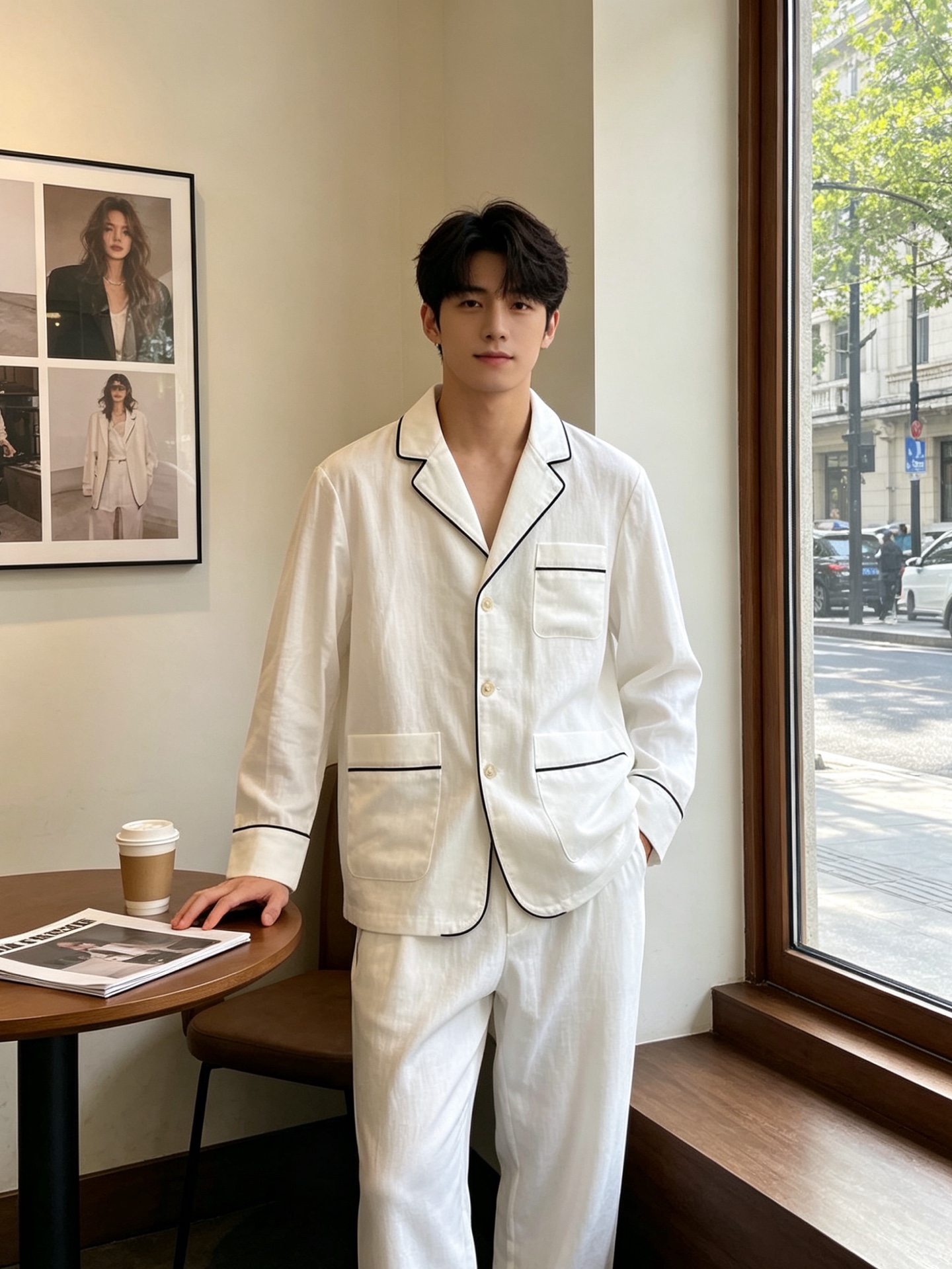 NO:916629,Tops and trousers P.LP-Loro Piana is a new style set that you can buy at any store, full of high-end feel!  The details are exquisite and high-end, and the workmanship is impeccable!  Imported fabrics are three-dimensional and exquisite. The original high-end fabrics are very high-end!  The fabric is stiff, wrinkle-resistant and wear-resistant, moisture-absorbent, quick-drying and breathable, neat and stylish. Size M-3XL,,loro piana,loro piana,19860909上衣、裤子P.LP-Loro Piana诺悠翩雅砸锅卖铁都要上的新款新款专柜同款套装,高级感满满！细节精致高档,做工无可挑剔！进口面料 立体精致细腻.原版高端面料很显高级！面料挺括抗皱耐磨,吸湿速干透气,利落有型.码数M-3XL,,loro piana,loro piana,,Men's clothing