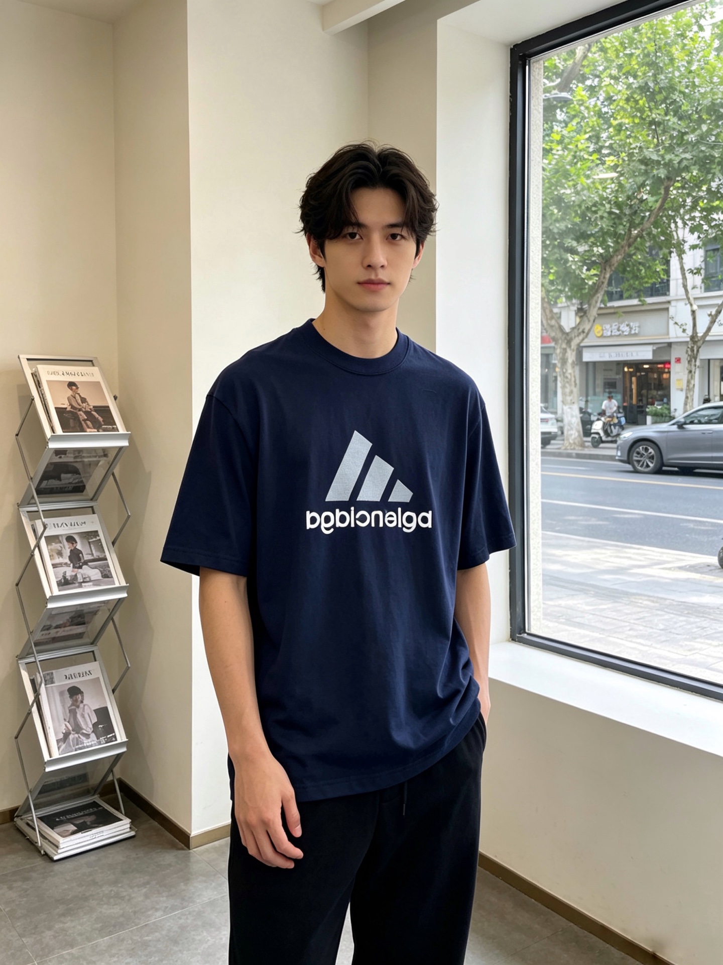 NO:837989,.Balenciaga exclusively supplies new original men's casual short-sleeves, double-sided short-sleeves, high-end customization, high-end versions, fashionable and versatile imported fabrics, super soft and delicate to the touch, skin-friendly and comfortable to wear, high-end boutique, exquisite upper body made by the factory, very good, men's must-have items, complete with three standards, size S-XL,, balenciaga, balenciaga, T-shirt,19860909.Balenciaga巴黎世家独家专供新款原单男士休闲短袖 双面穿短袖 高端定制 高端版本 时尚百搭爆款进口面料 手感超柔软细腻 穿着亲肤舒适 高端精品 代工厂精细做上身非常赞 男士必备单品 三标齐全 码数S-XL,,balenciaga,balenciaga,T-shirt,,Men's clothing