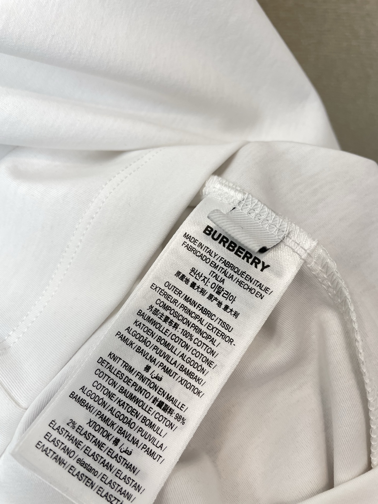 。Burberry巴宝莉💥独家专供新款原单男士休闲短袖 高端定制 高端版本 时尚百搭爆款⚠️⚠️✨✨进口