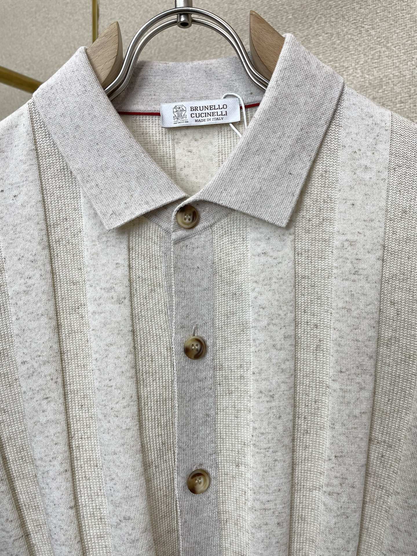 。BC-Brunello Cucinali布鲁内洛·库奇内利💥独家专供新款原单男士休闲短袖 高端定制 高