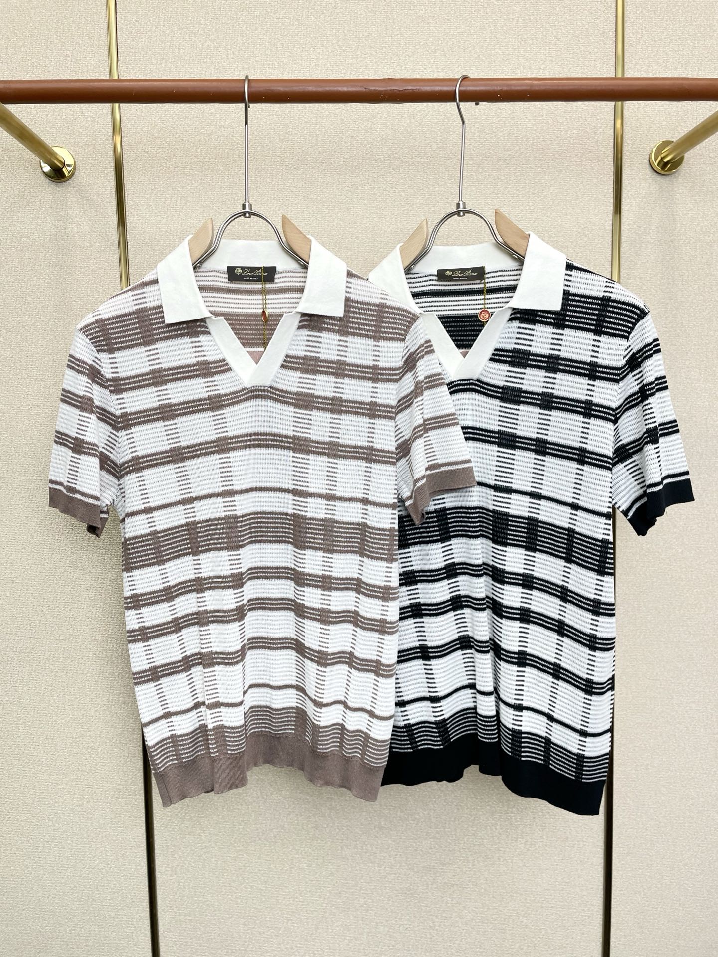 。Loro Piana-Loro Piana诺悠翩雅💥独家专供新款原单男士休闲短袖 高端定制 高端版本 