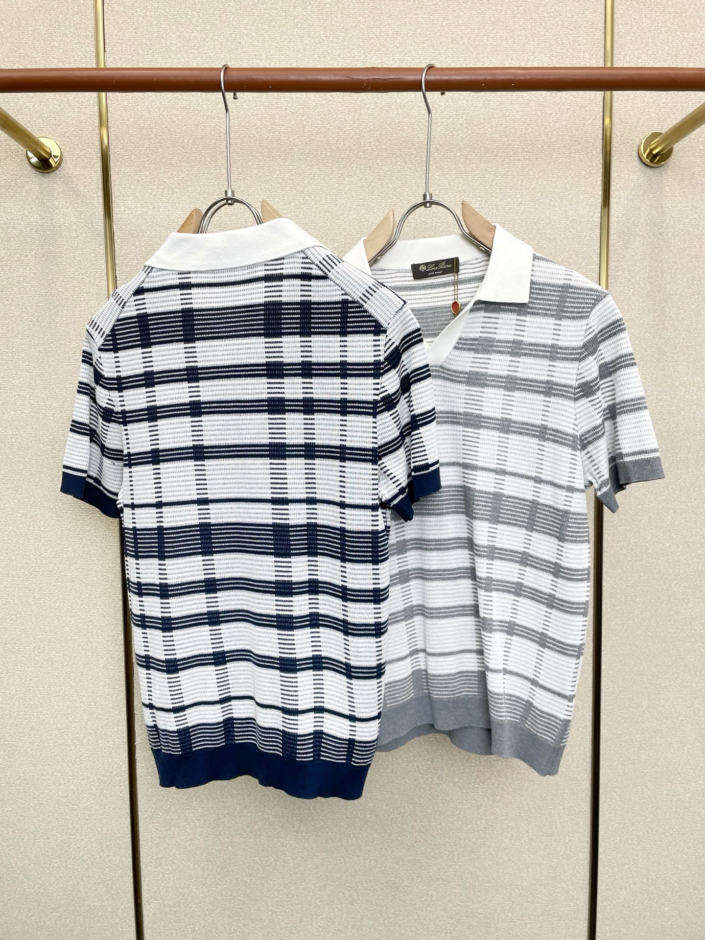 。Loro Piana-Loro Piana诺悠翩雅💥独家专供新款原单男士休闲短袖 高端定制 高端版本 