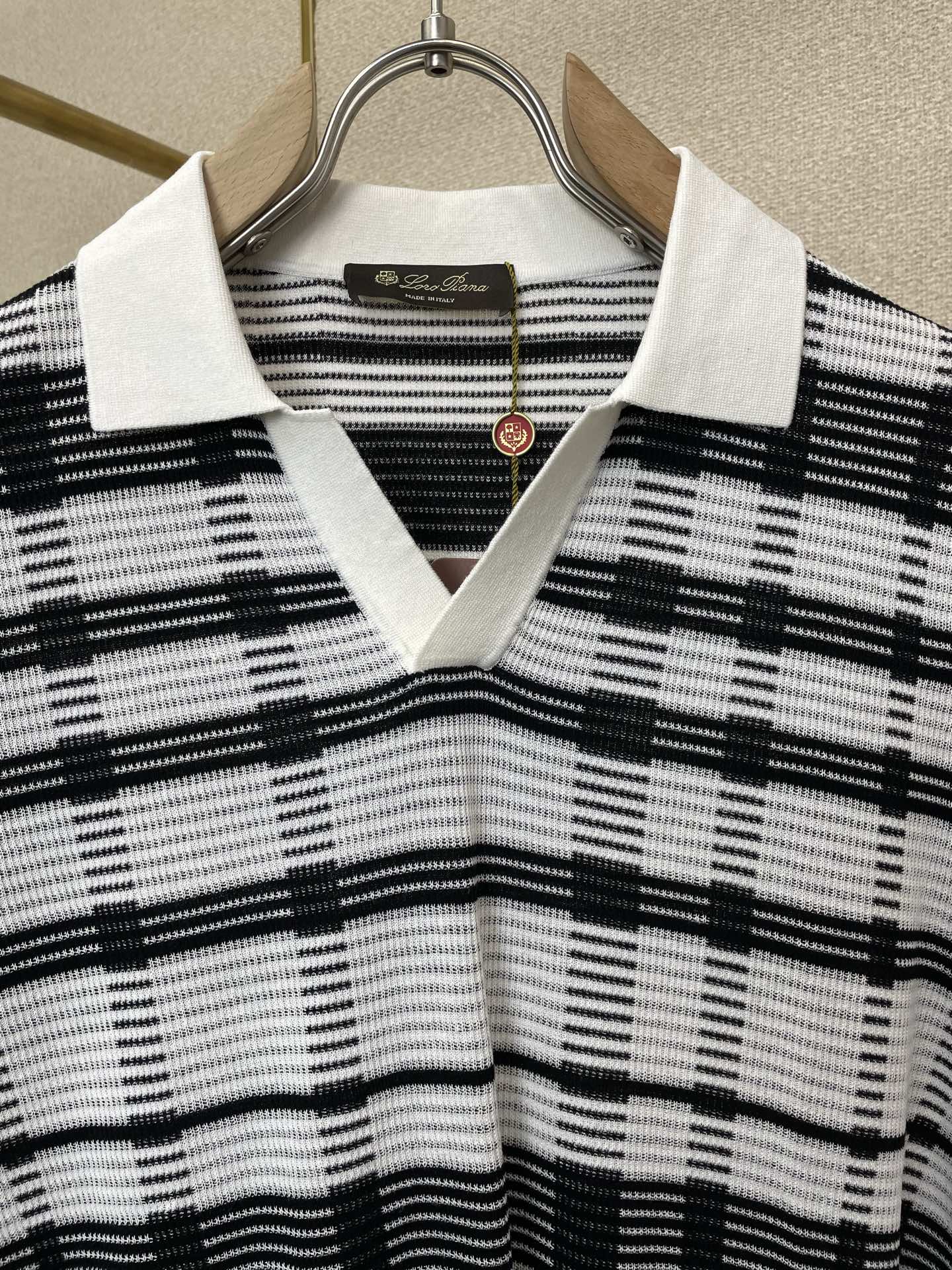 。Loro Piana-Loro Piana诺悠翩雅💥独家专供新款原单男士休闲短袖 高端定制 高端版本 