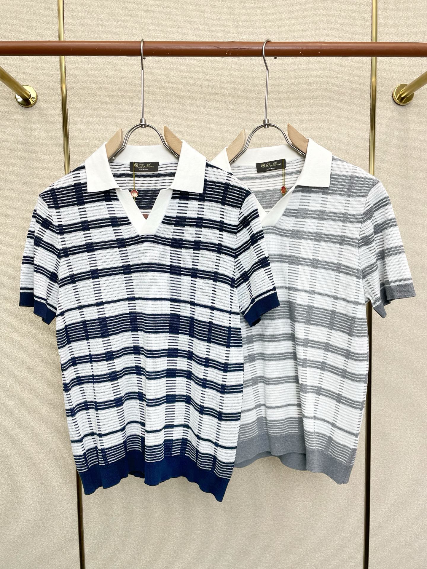 。Loro Piana-Loro Piana诺悠翩雅💥独家专供新款原单男士休闲短袖 高端定制 高端版本 