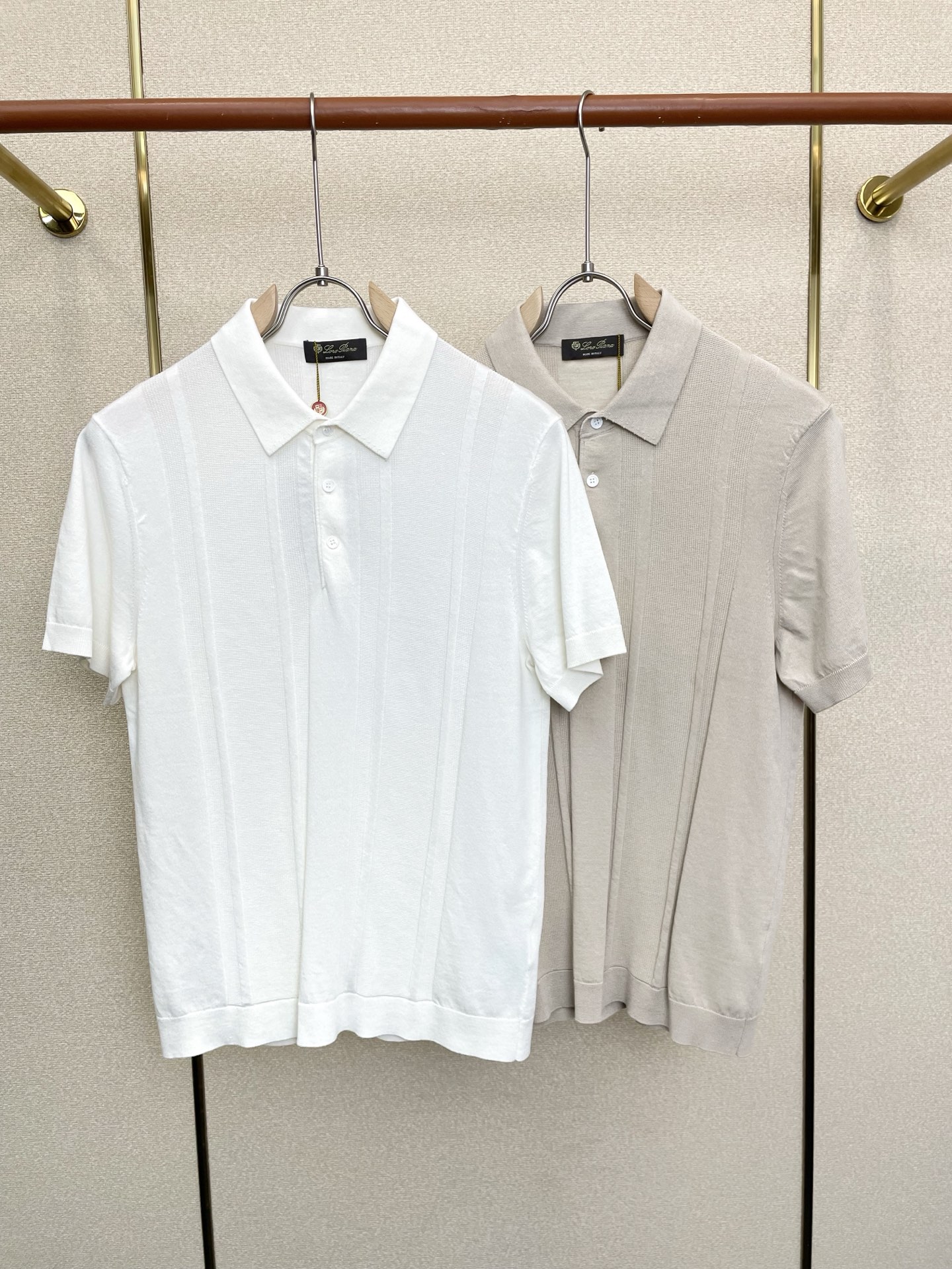 。Loro Piana-Loro Piana诺悠翩雅💥独家专供新款原单男士休闲短袖 高端定制 高端版本 