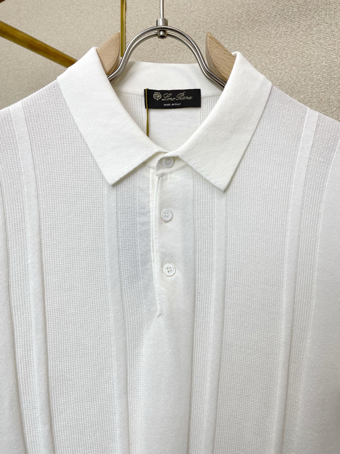 。Loro Piana-Loro Piana诺悠翩雅💥独家专供新款原单男士休闲短袖 高端定制 高端版本 