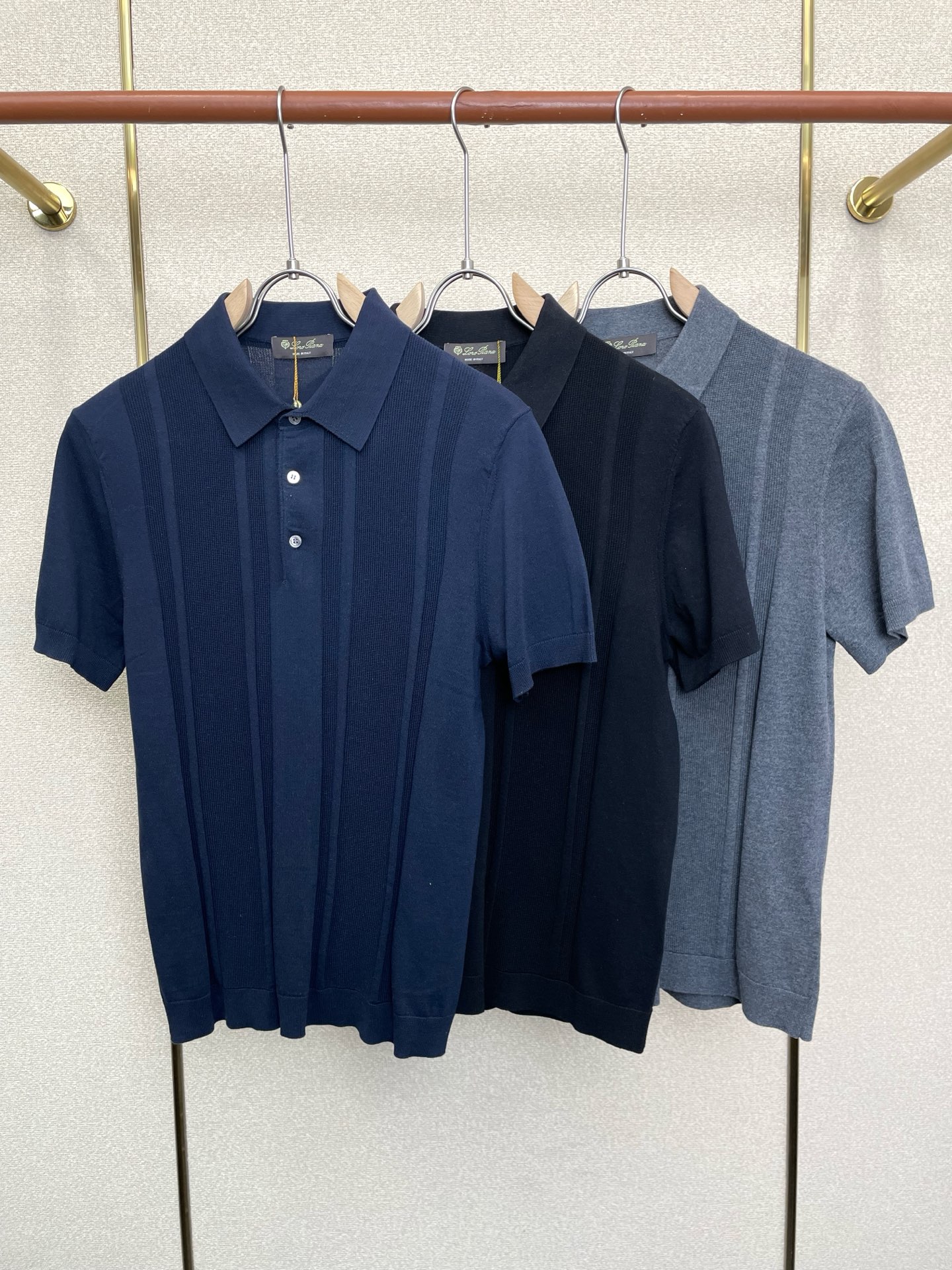 。Loro Piana-Loro Piana诺悠翩雅💥独家专供新款原单男士休闲短袖 高端定制 高端版本 