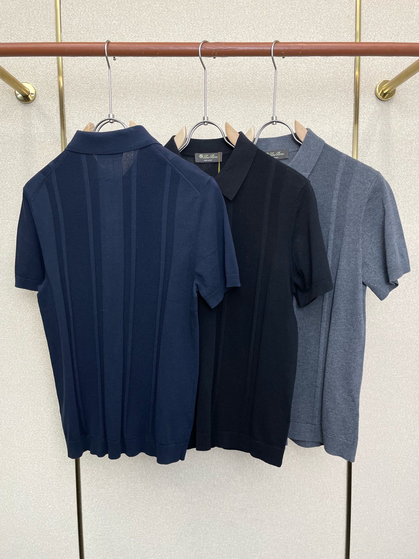 。Loro Piana-Loro Piana诺悠翩雅💥独家专供新款原单男士休闲短袖 高端定制 高端版本 