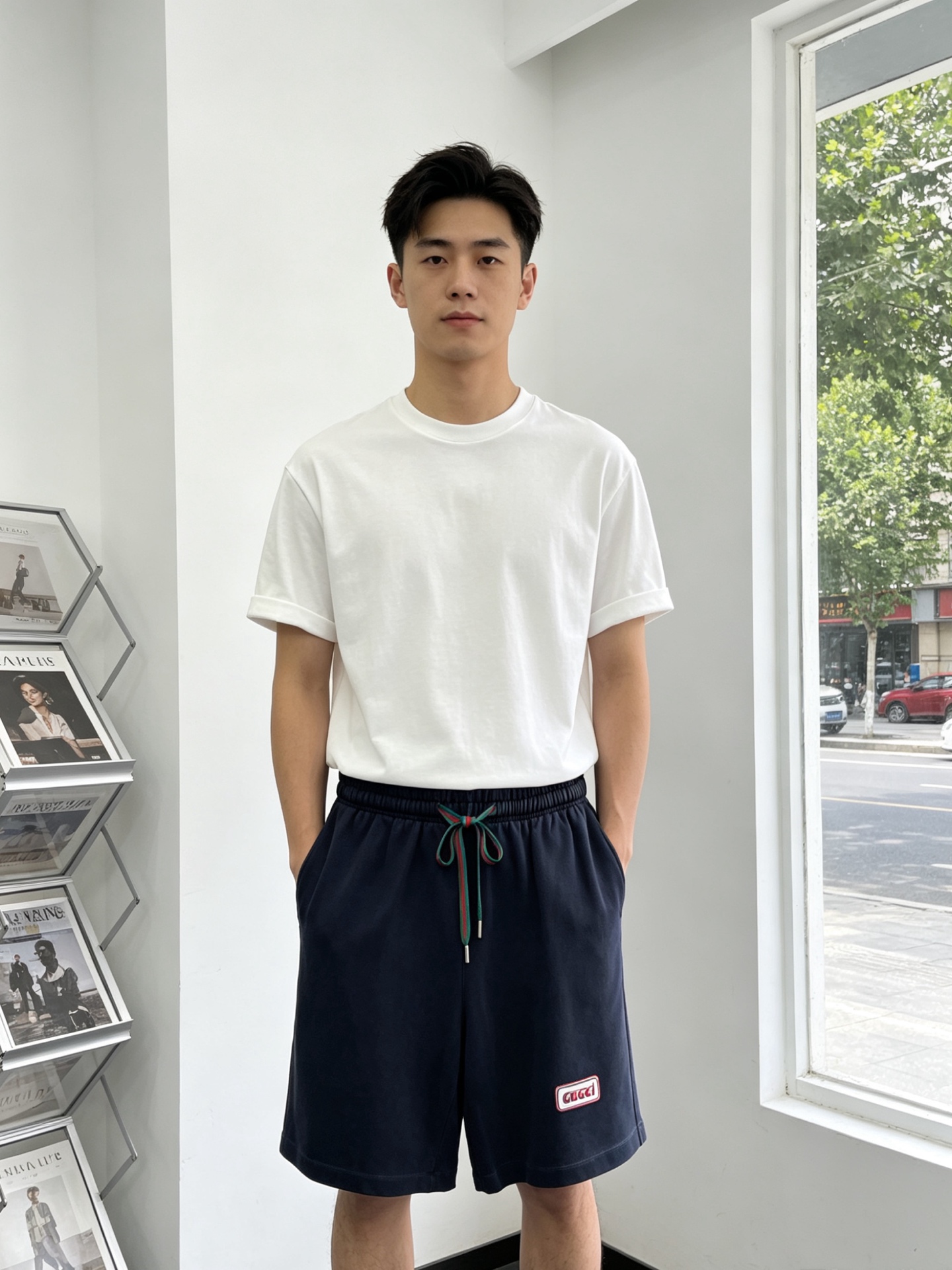 NO:837949,.Gucci Gucci exclusive new casual shorts high-end version!  Custom-made fabrics at the counter are highly breathable and comfortable, with impeccable details and brand element design concepts, reflecting high quality. It feels delicate and soft!  It presents a casual cut and the upper body shape is awesome!  Size: S-2XL,,gucci,gucci,shorts,19860909.Gucci古驰独家专供新款休闲短裤 高端版本！专柜定制面料 透气舒适度高,细节无可挑剔,品牌元素设计理念,体现高品质.手感细腻柔软！呈现休闲裁剪,上身版型超赞！码数: S-2XL,,gucci,gucci,shorts,,Men's clothing