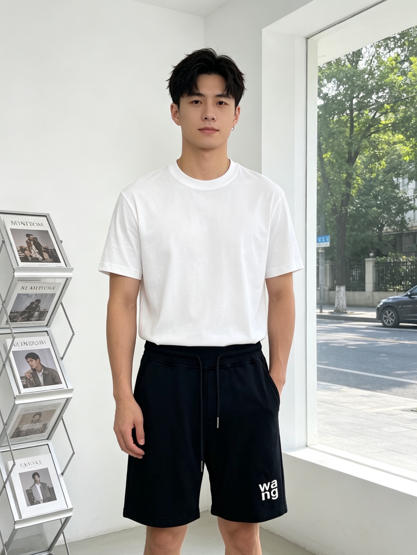 NO:837958,.Alexanderwang Alexander Wang exclusively provides new casual shorts, high-end version!  Custom-made fabrics at the counter are highly breathable and comfortable, with impeccable details and brand element design concepts, reflecting high quality. It feels delicate and soft!  It presents a casual cut and the upper body shape is awesome!  Size: M-3XL,,alexander wang,shorts,19860909.Alexanderwang亚历山大王独家专供新款休闲短裤 高端版本！专柜定制面料 透气舒适度高,细节无可挑剔,品牌元素设计理念,体现高品质.手感细腻柔软！呈现休闲裁剪,上身版型超赞！码数: M-3XL,,alexander wang,shorts,,Men's clothing