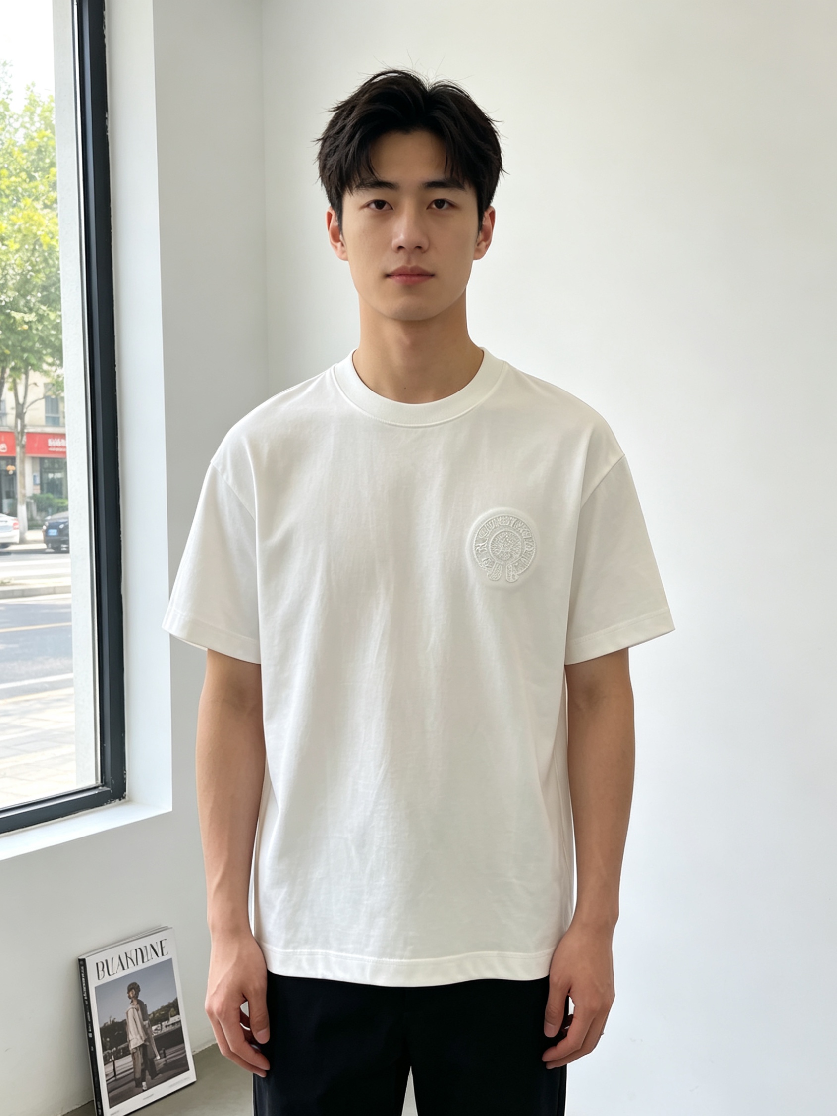 NO:845483,.Chrome hearts Chrome hearts are a must-have new style of men's casual short sleeves. High-end customization. High-end version. Fashionable and versatile imported fabrics. Super soft and delicate feel. Skin-friendly and comfortable to wear. High-end boutique. The upper body is finely made by the factory. It is a must-have item for men. Complete three standards. Size S-2XL. New style. Chrome hearts, chrome hearts, T-shirt,19860909.Chrome hearts克罗心砸锅卖铁都要上的新款新款原单男士休闲短袖 高端定制 高端版本 时尚百搭爆款进口面料 手感超柔软细腻 穿着亲肤舒适 高端精品 代工厂精细做上身非常赞 男士必备单品 三标齐全 码数S-2XL砸锅卖铁上新款,,chrome hearts,chrome hearts,T-shirt,,Men's clothing