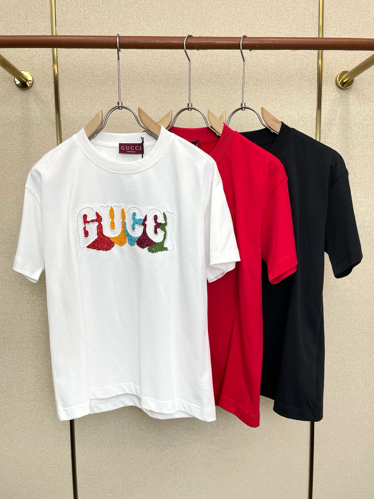 。Gucci古驰💥独家专供新款原单男士休闲短袖 高端定制 高端版本 时尚百搭爆款⚠️⚠️✨✨进口面料 手