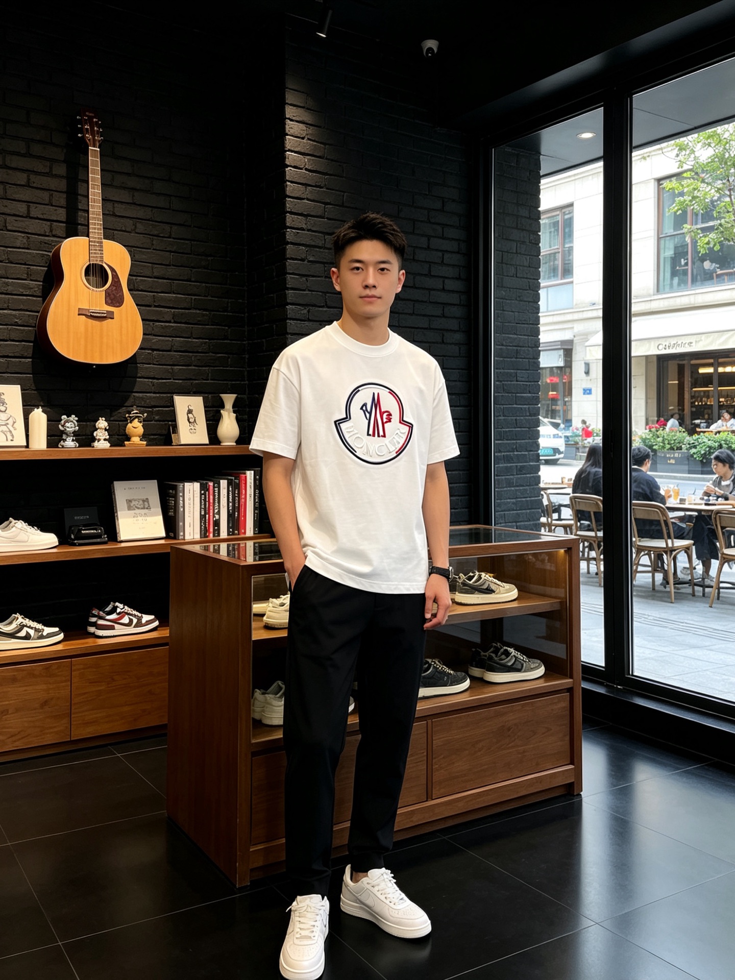 NO:845546,.Moncler's new and original men's casual short-sleeve, high-end customization, high-end version, fashionable and versatile imported fabrics, super soft and delicate to the touch, skin-friendly and comfortable to wear, high-end boutique, the upper body made by the factory is very good, a must-have item for men, complete with three standards, size S-2XL, new style, Moncler, T-shirt,19860909.Moncler蒙口砸锅卖铁都要上的新款新款原单男士休闲短袖 高端定制 高端版本 时尚百搭爆款进口面料 手感超柔软细腻 穿着亲肤舒适 高端精品 代工厂精细做上身非常赞 男士必备单品 三标齐全 码数S-2XL砸锅卖铁上新款,,Moncler,T-shirt,,Men's clothing