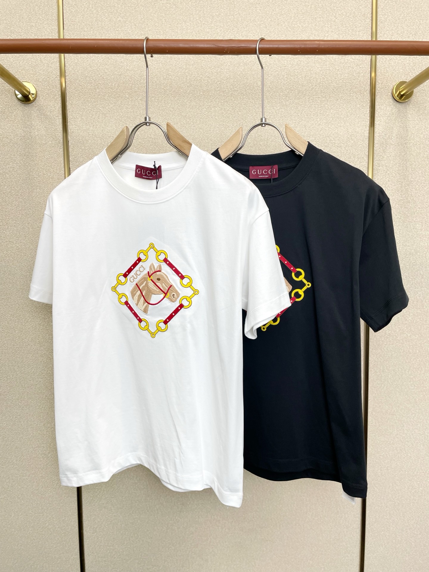 。Gucci古驰💥独家专供新款原单男士休闲短袖 高端定制 高端版本 时尚百搭爆款⚠️⚠️✨✨进口面料 手
