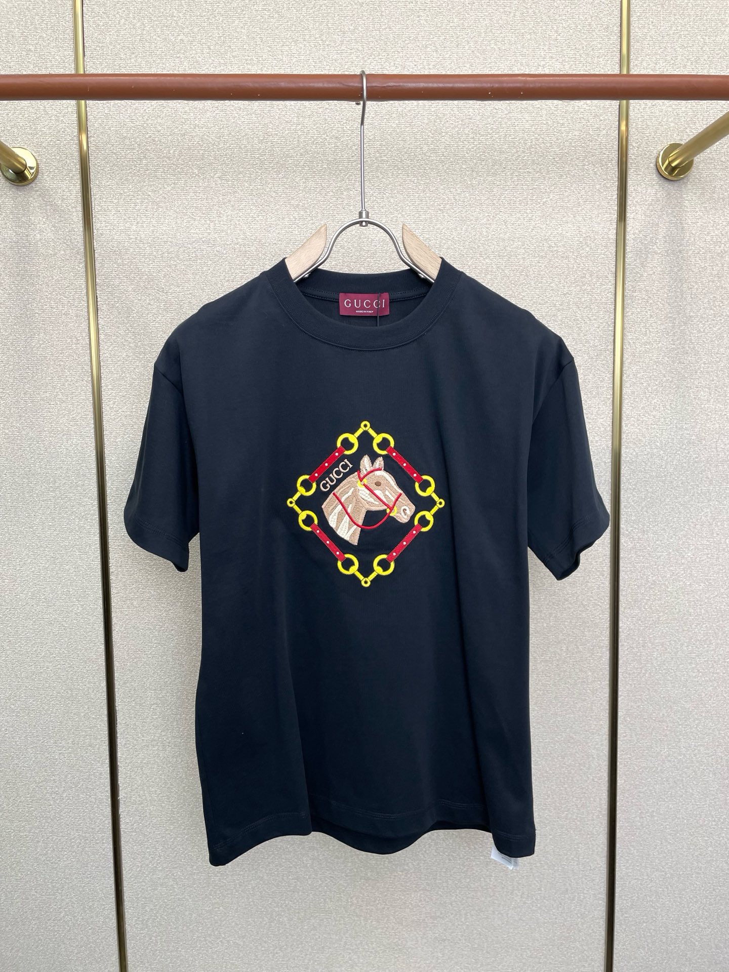 。Gucci古驰💥独家专供新款原单男士休闲短袖 高端定制 高端版本 时尚百搭爆款⚠️⚠️✨✨进口面料 手