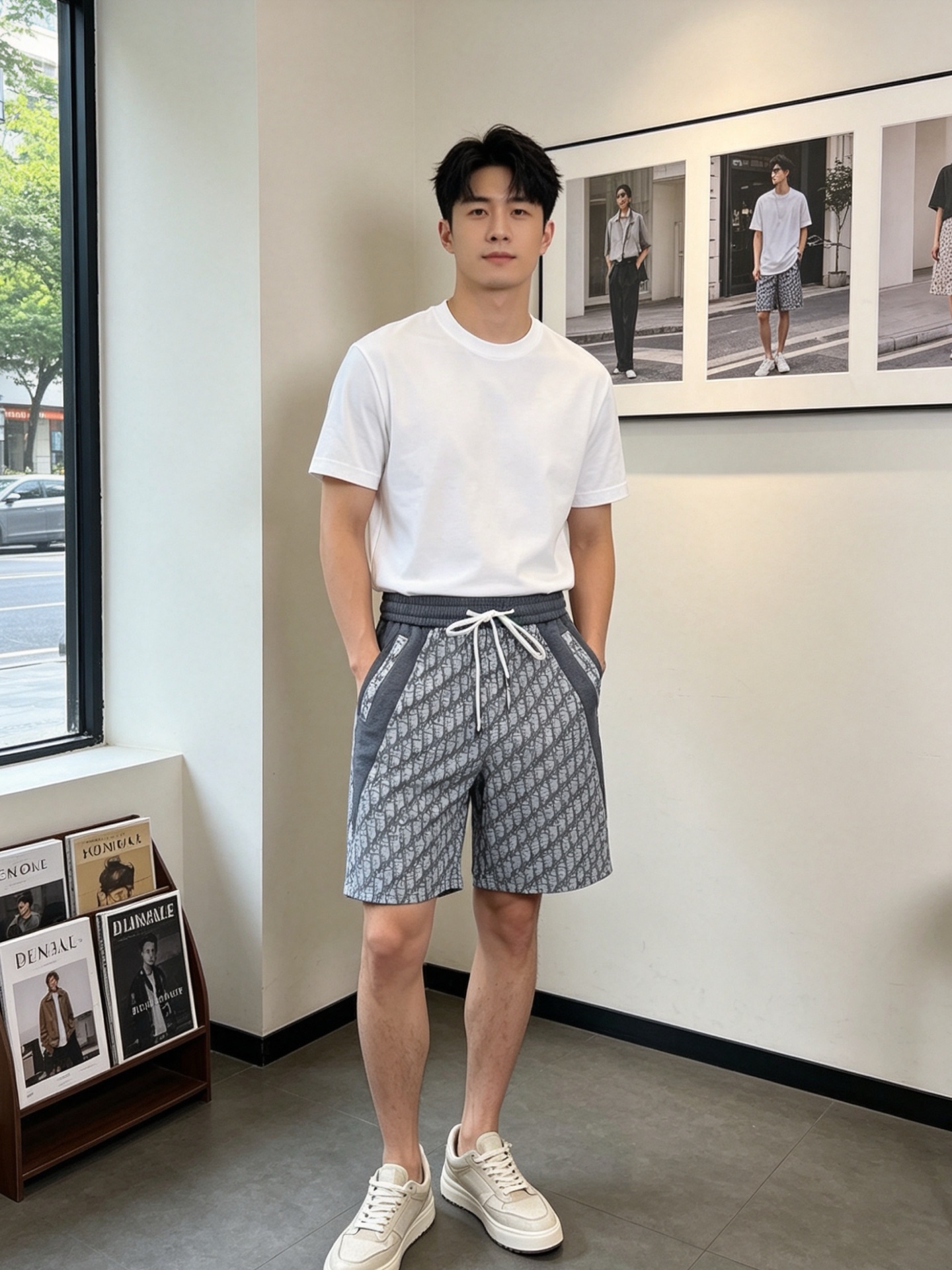 NO:842909,.Dior exclusively offers high-end versions of new casual shorts!  Custom-made fabrics at the counter are highly breathable and comfortable, with impeccable details and brand element design concepts, reflecting high quality. It feels delicate and soft!  It presents a casual cut and the upper body shape is awesome!  Size M-3XL,,dior,dior,shorts,19860909.Dior迪奥独家专供新款休闲短裤高端版本！专柜定制面料 透气舒适度高,细节无可挑剔,品牌元素设计理念,体现高品质.手感细腻柔软！呈现休闲裁剪,上身版型超赞！码数M-3XL,,dior,dior,shorts,,Men's clothing