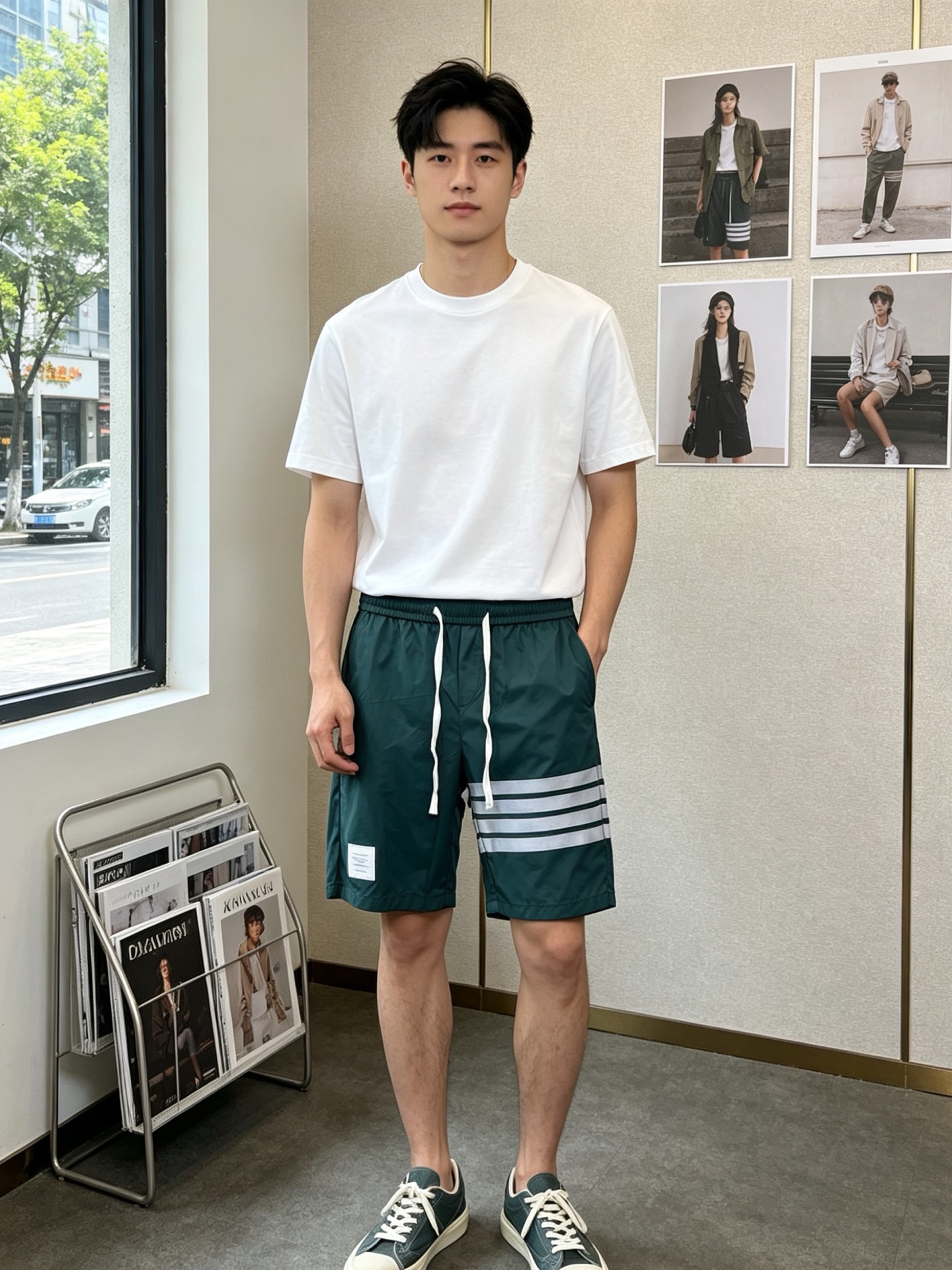 NO:847533,.Thom Browne’s new high-end version of casual shorts is a must-have.  Custom-made fabrics at the counter are highly breathable and comfortable, with impeccable details and brand element design concepts, reflecting high quality. It feels delicate and soft!  It presents a casual cut and the upper body shape is awesome!  Size M-3XL new model,,thom browne,shorts,19860909.Thom Browne汤姆布朗砸锅卖铁都要上的新款新款休闲短裤高端版本！专柜定制面料 透气舒适度高,细节无可挑剔,品牌元素设计理念,体现高品质.手感细腻柔软！呈现休闲裁剪,上身版型超赞！码数M-3XL砸锅卖铁上新款,,thom browne,shorts,,Men's clothing