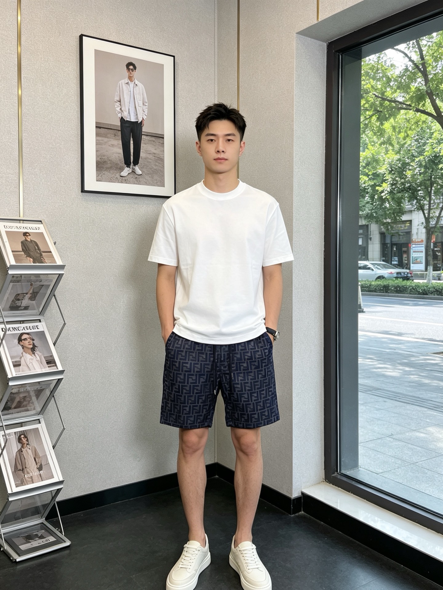 NO:916642,.FENDI Fendi’s new high-end version of casual shorts is a must-have!  Custom-made fabrics at the counter are highly breathable and comfortable, with impeccable details and brand element design concepts, reflecting high quality. It feels delicate and soft!  It presents a casual cut and the upper body shape is awesome!  Size M-3XL,,fendi,fendi,shorts,19860909.FENDI芬迪砸锅卖铁都要上的新款新款休闲短裤高端版本！专柜定制面料 透气舒适度高,细节无可挑剔,品牌元素设计理念,体现高品质.手感细腻柔软！呈现休闲裁剪,上身版型超赞！码数M-3XL,,fendi,fendi,shorts,,Men's clothing
