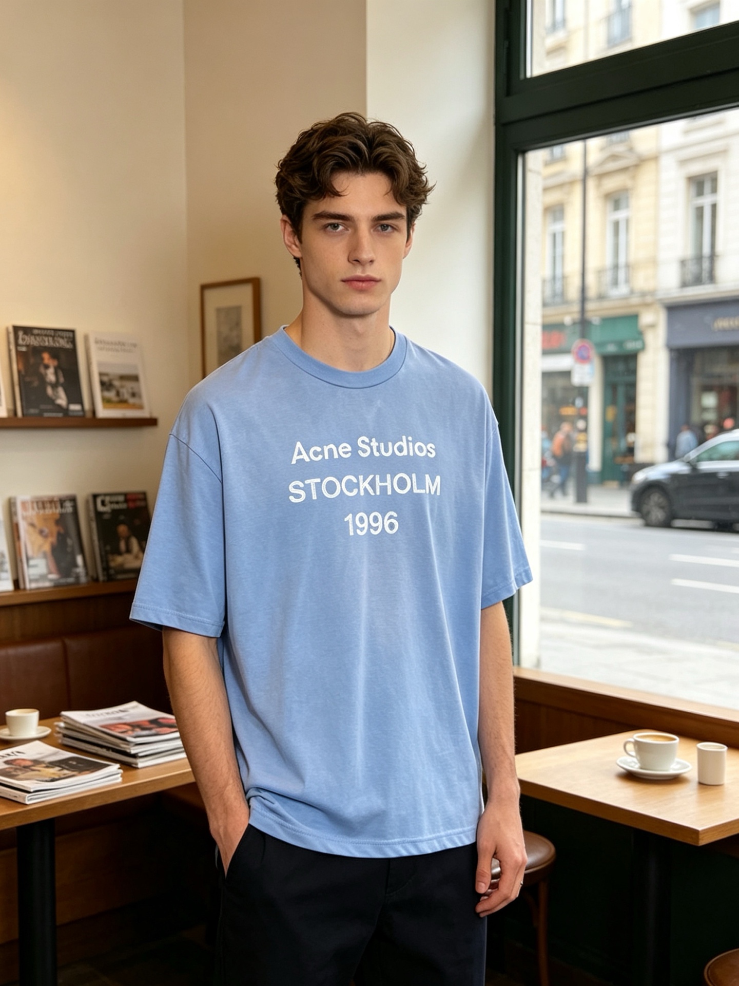 NO:845557,.Acne Studios' new and original men's casual short-sleeves are the most popular. High-end customization. High-end version. Fashionable and versatile imported fabrics. Super soft and delicate feel. Skin-friendly and comfortable to wear. High-end boutique. The upper body is finely made by the foundry. It is a must-have item for men. Complete three standards. Size S-XL. The most popular new style. Acne studios, dior, T-shirt,19860909.Acne Studios砸锅卖铁都要上的新款新款原单男士休闲短袖 高端定制 高端版本 时尚百搭爆款进口面料 手感超柔软细腻 穿着亲肤舒适 高端精品 代工厂精细做上身非常赞 男士必备单品 三标齐全 码数S-XL砸锅卖铁上新款,,acne studios,dior,T-shirt,,Men's clothing