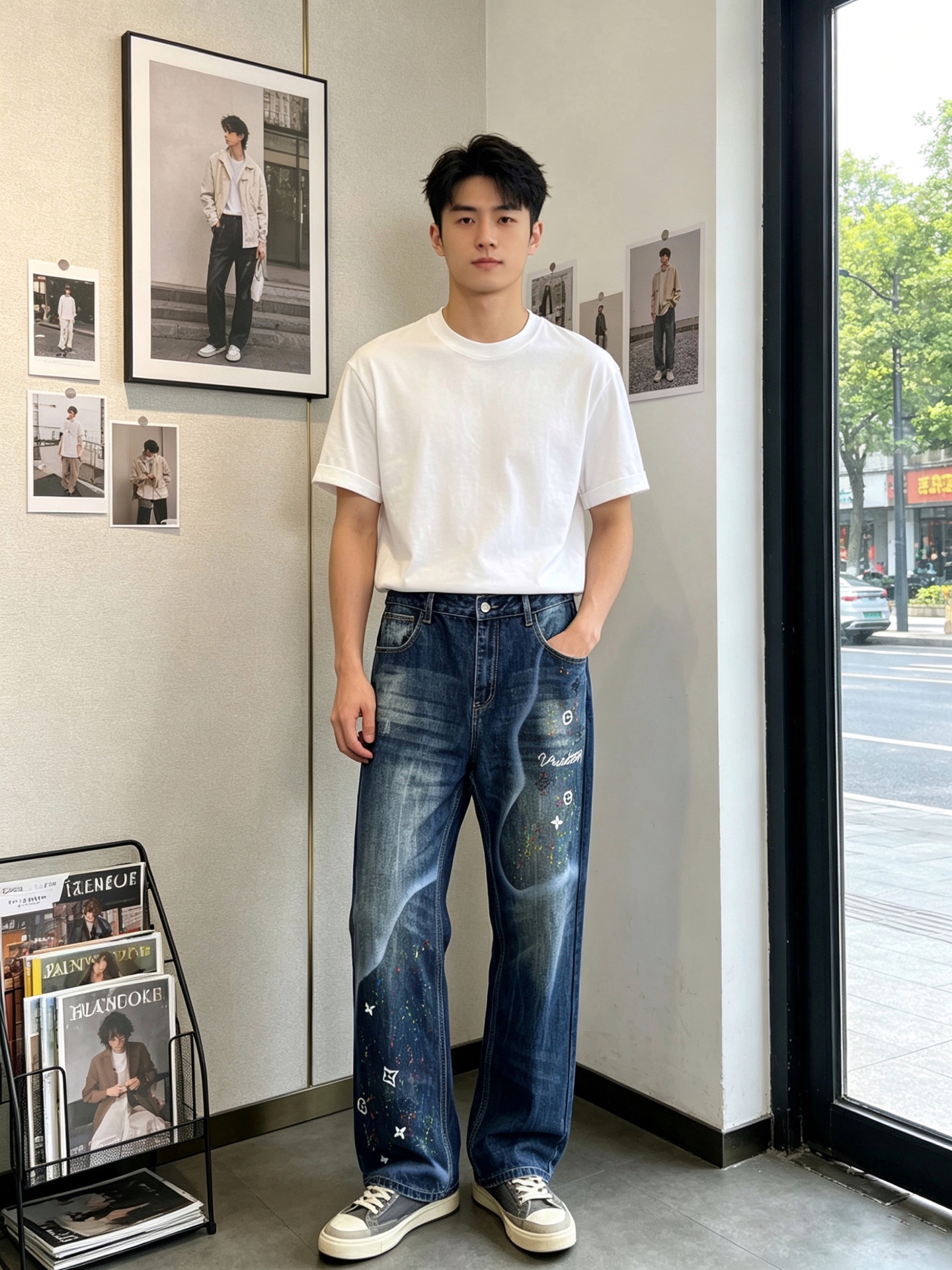 NO:845445,.Louis Vuitton’s new high-end version of casual jeans is a must-have.  Custom-made fabrics at the counter are highly breathable and comfortable, with impeccable details and brand element design concepts, reflecting high quality. It feels delicate and soft!  It presents a casual cut and the upper body shape is awesome!  Code number: 29-38 new models, louis vuitton, louis vuitton, jeans,19860909.Louis Vuitton路易威登砸锅卖铁都要上的新款新款 休闲牛仔裤高端版本！专柜定制面料 透气舒适度高,细节无可挑剔,品牌元素设计理念,体现高品质.手感细腻柔软！呈现休闲裁剪,上身版型超赞！码数: 29-38砸锅卖铁上新款,,louis vuitton,louis vuitton,jeans,,Men's clothing