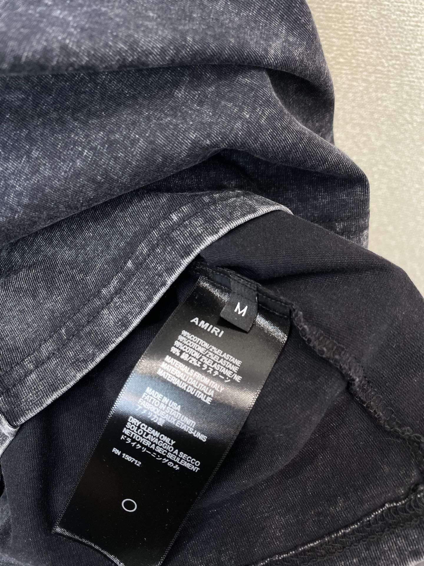 。AMIRI💥砸锅卖铁都要上的新款新款原单男士休闲短袖 高端定制 高版本 时尚百搭爆款⚠️⚠️✨✨进口面