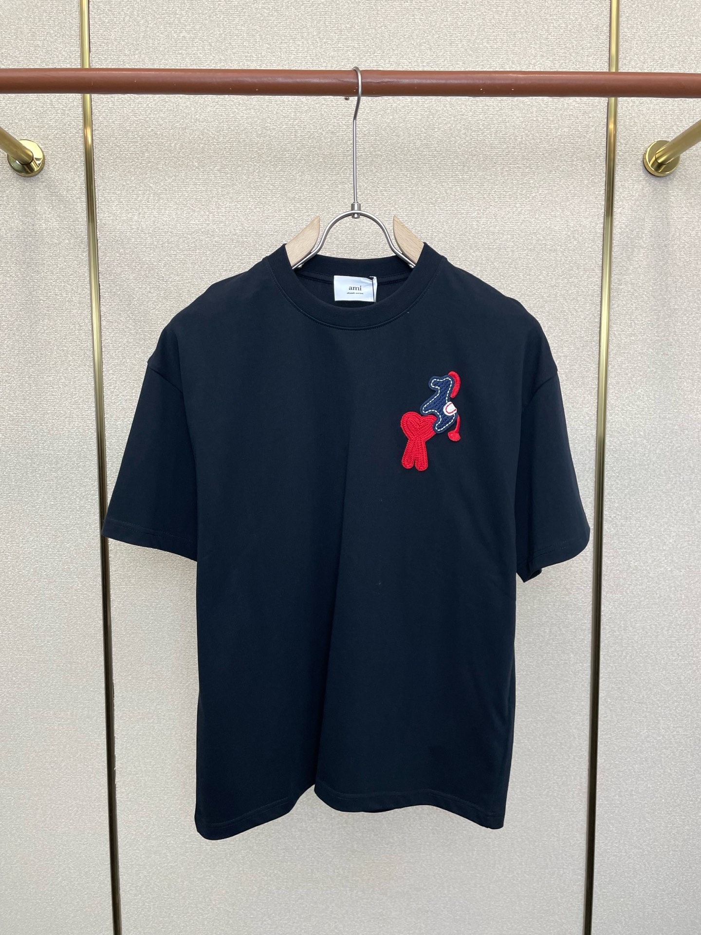 。AMI艾米💥砸锅卖铁都要上的新款新款原单男士休闲短袖 高端定制 高版本 时尚百搭爆款⚠️⚠️✨✨进口面