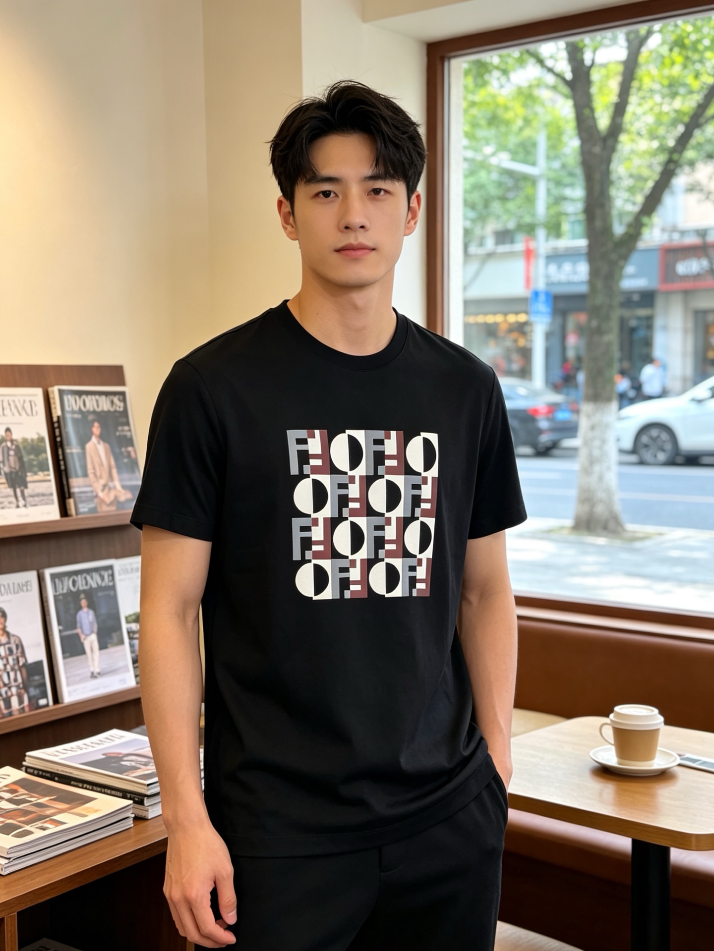 NO:842922,.FENDI Fendi exclusively provides new original men's casual short sleeves. High-end customization. High-end version. Fashionable and versatile imported fabrics. Super soft and delicate feel. Skin-friendly and comfortable to wear. High-end boutique. The upper body is exquisitely made by the factory. A must-have item for men. Three complete standards. Size M-3XL,,fendi,fendi, T-shirt,19860909.FENDI芬迪独家专供新款原单男士休闲短袖 高端定制 高端版本 时尚百搭爆款进口面料 手感超柔软细腻 穿着亲肤舒适 高端精品 代工厂精细做上身非常赞 男士必备单品 三标齐全 码数M-3XL,,fendi,fendi,T-shirt,,Men's clothing