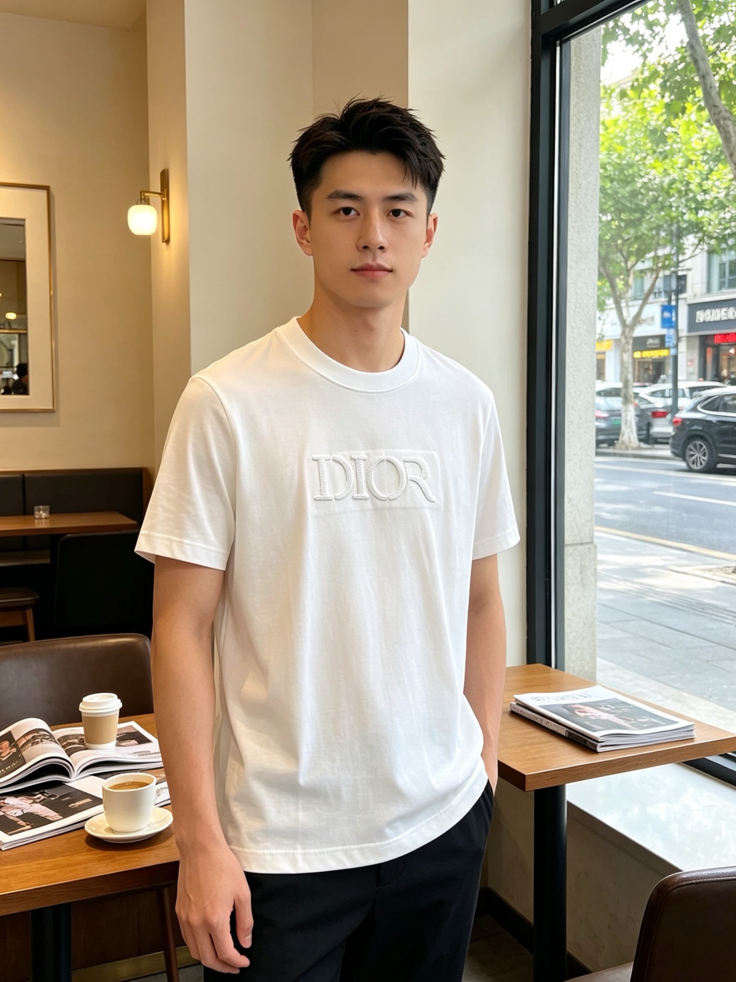 NO:847554,.Dior Dior's new and popular new original men's casual short-sleeved high-end customized high-end version Fashionable and versatile imported fabrics Super soft and delicate to the touch Skin-friendly and comfortable to wear High-end boutique The upper body made by the factory is very good Men's must-have item Complete with three standards Size 48-56 The most popular new style, dior, dior, T-shirt,19860909.Dior迪奥砸锅卖铁都要上的新款新款原单男士休闲短袖 高端定制 高端版本 时尚百搭爆款进口面料 手感超柔软细腻 穿着亲肤舒适 高端精品 代工厂精细做上身非常赞 男士必备单品 三标齐全 码数48-56砸锅卖铁上新款,,dior,dior,T-shirt,,Men's clothing