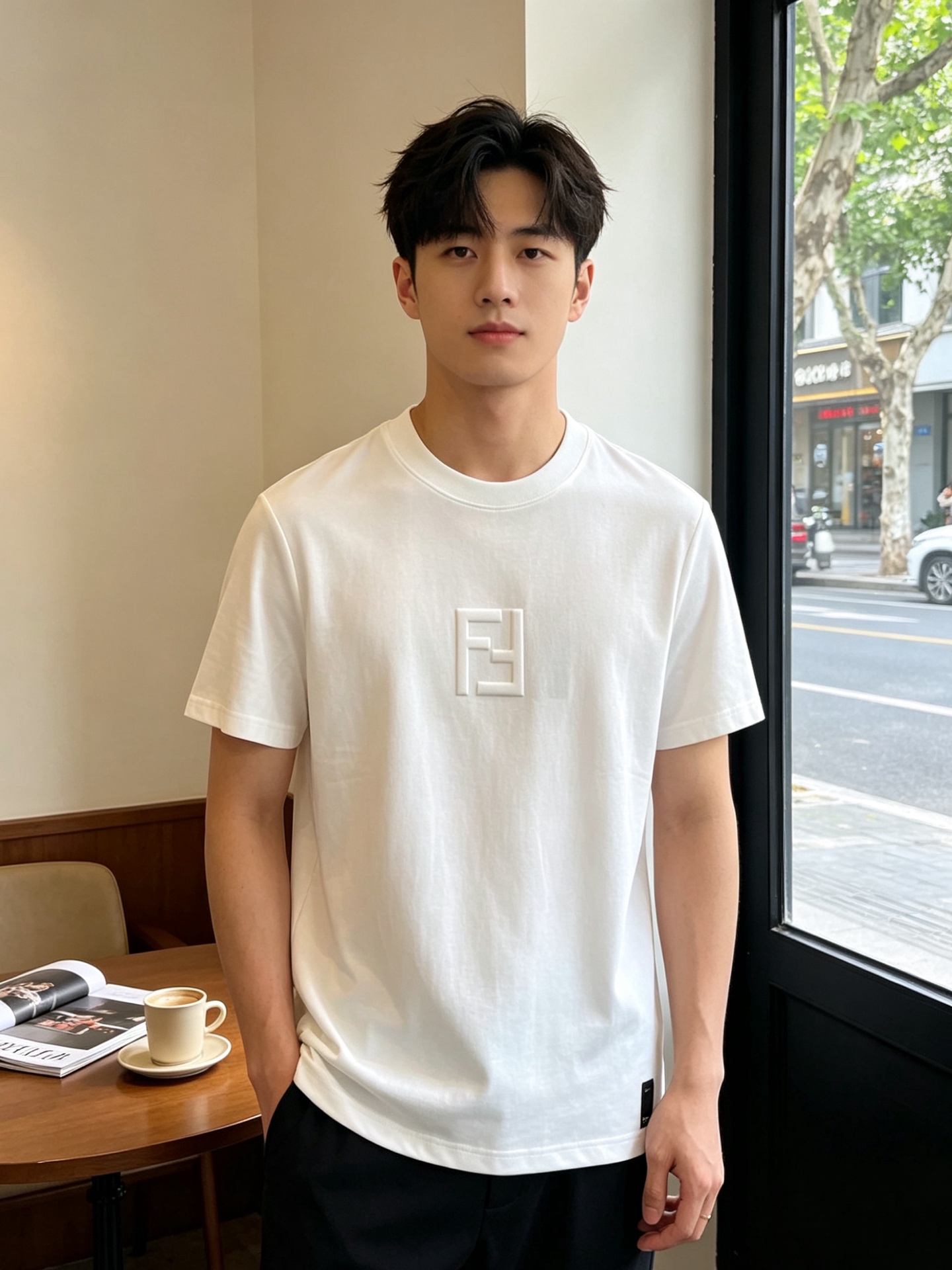 NO:840220,.FENDI Fendi exclusively provides new original men's casual short sleeves. High-end customization. High-end version. Fashionable and versatile imported fabrics. Super soft and delicate feel. Skin-friendly and comfortable to wear. High-end boutique. The upper body is exquisitely made by the factory. A must-have item for men. Three complete standards. Size M-3XL,,fendi,fendi, T-shirt,19860909.FENDI芬迪独家专供新款原单男士休闲短袖 高端定制 高端版本 时尚百搭爆款进口面料 手感超柔软细腻 穿着亲肤舒适 高端精品 代工厂精细做上身非常赞 男士必备单品 三标齐全 码数M-3XL,,fendi,fendi,T-shirt,,Men's clothing