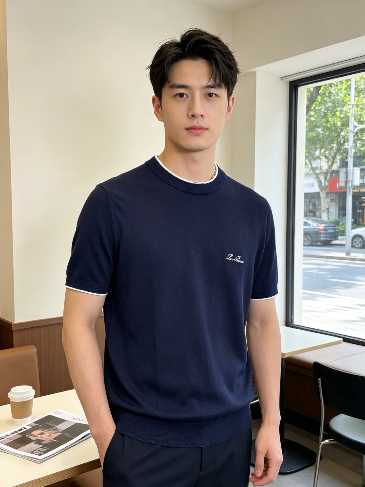 NO:842987,.LP-Loro Piana is exclusively for men's casual short-sleeved new styles. High-end customization. High version. Fashionable and versatile imported fabrics. Super soft and delicate feel. Skin-friendly and comfortable to wear. High-end boutique. The upper body is finely made by the factory. It is a must-have item for men. Three standards are complete. Size M-4XL,,loro piana,loro piana,T-shirt,19860909.LP-Loro Piana诺悠翩雅独家专供新款原单男士休闲短袖 高端定制 高版本 时尚百搭爆款进口面料 手感超柔软细腻 穿着亲肤舒适 高端精品 代工厂精细做上身非常赞 男士必备单品 三标齐全 码数M-4XL,,loro piana,loro piana,T-shirt,,Men's clothing
