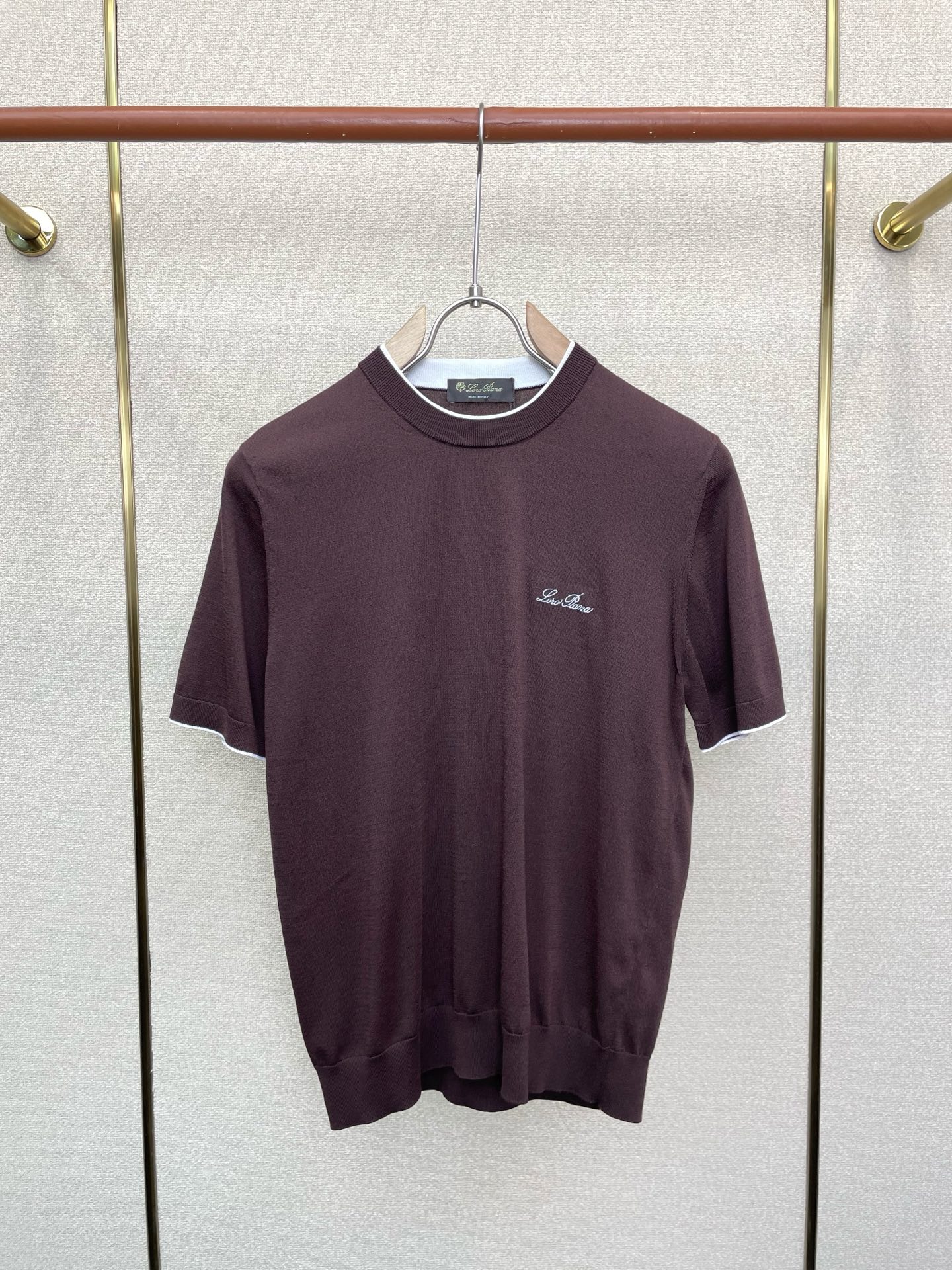 。Loro Piana-Loro Piana诺悠翩雅💥砸锅卖铁都要上的新款新款原单男士休闲短袖 高端定制