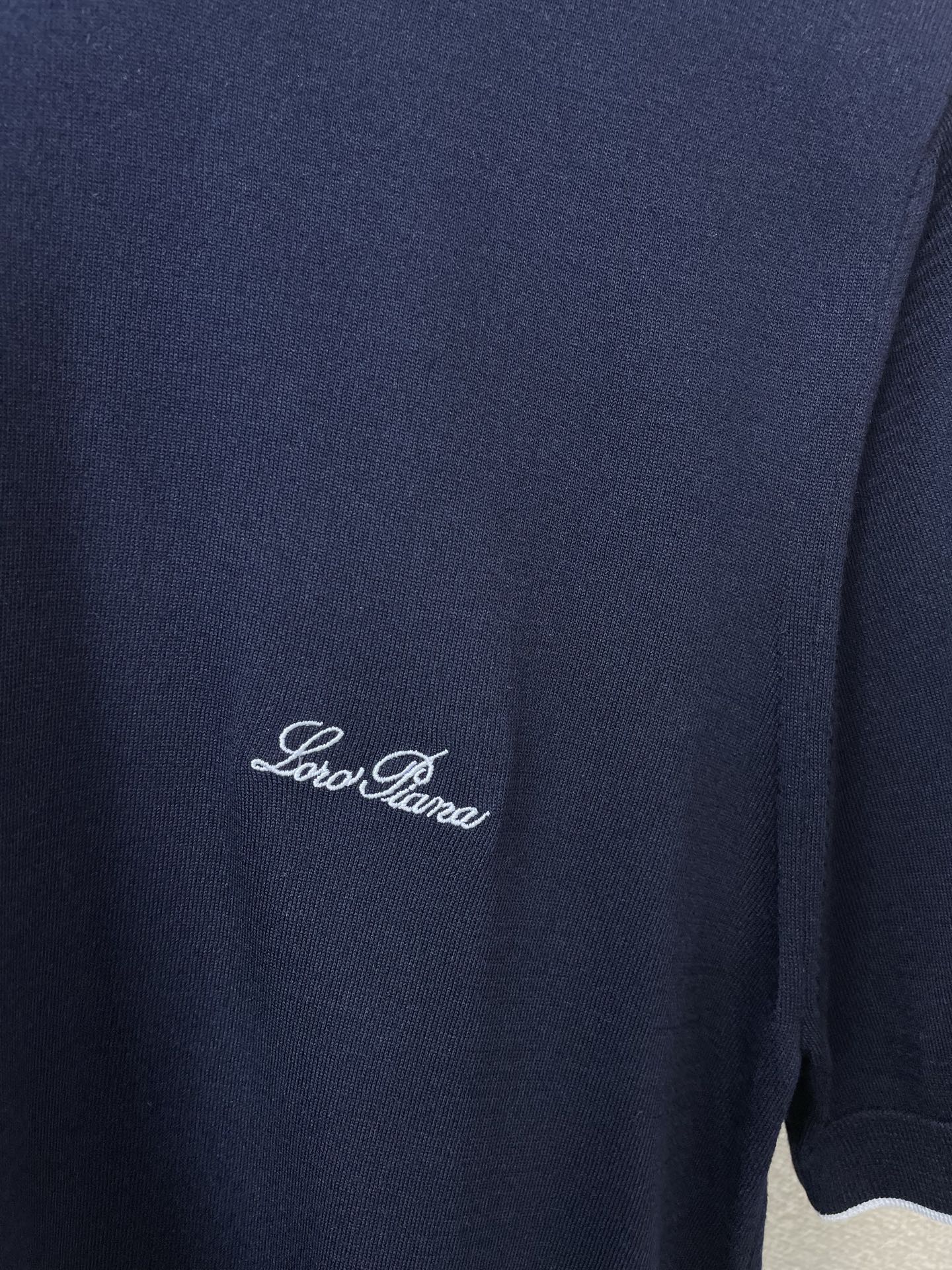 。Loro Piana-Loro Piana诺悠翩雅💥砸锅卖铁都要上的新款新款原单男士休闲短袖 高端定制