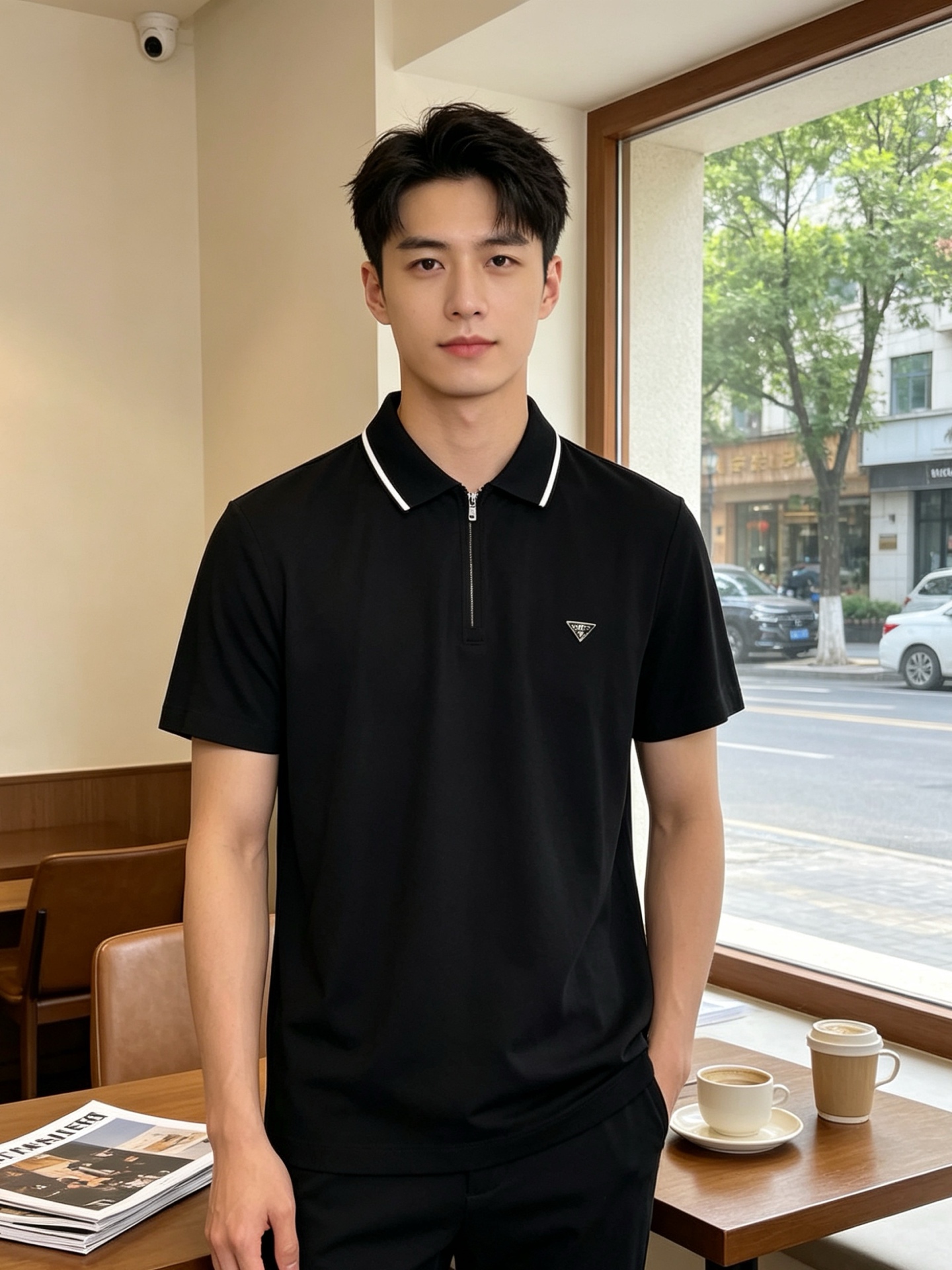 NO:842969,.Prada exclusively supplies new original men's casual short sleeves. High-end customization. High-end version. Fashionable and versatile imported fabrics. Super soft and delicate feel. Skin-friendly and comfortable to wear. High-end boutique. The upper body is exquisitely made by the factory. A must-have item for men. Complete with three standards. Size 48-56, prada, prada, T-shirt,19860909.Prada普拉达独家专供新款原单男士休闲短袖 高端定制 高端版本 时尚百搭爆款进口面料 手感超柔软细腻 穿着亲肤舒适 高端精品 代工厂精细做上身非常赞 男士必备单品 三标齐全 码数48-56,,prada,prada,T-shirt,,Men's clothing