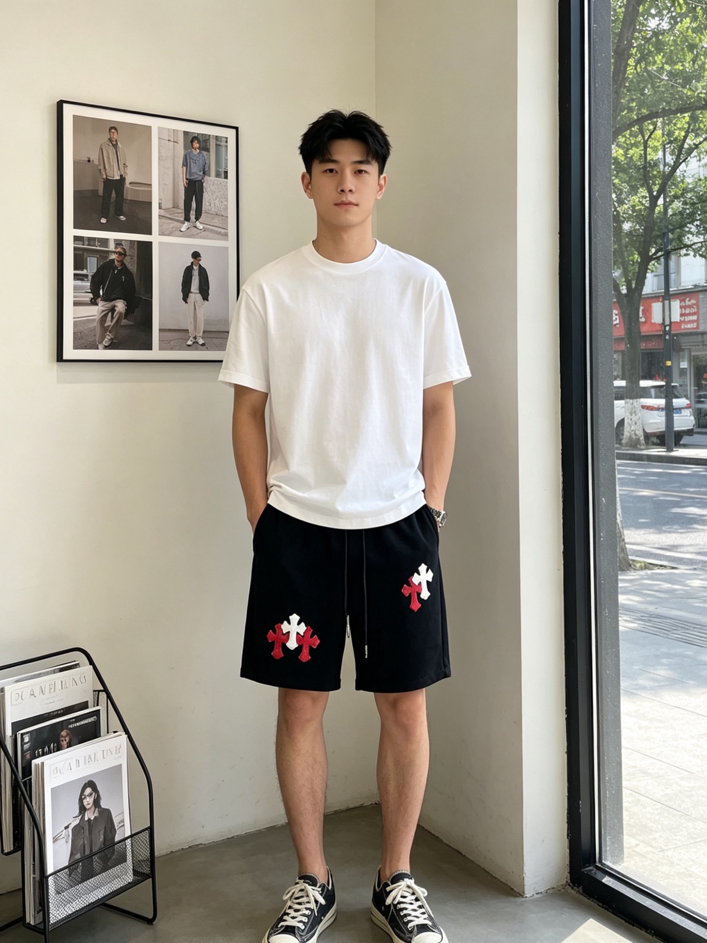NO:847518,.Chrome hearts Chrome hearts is a high-end version of the new casual shorts that everyone will buy!  Custom-made fabrics at the counter are highly breathable and comfortable, with impeccable details and brand element design concepts, reflecting high quality. It feels delicate and soft!  It presents a casual cut and the upper body shape is awesome!  Size: M-3XL new model, chrome hearts, chrome hearts, shorts,19860909.Chrome hearts克罗心砸锅卖铁都要上的新款新款休闲短裤高端版本！专柜定制面料 透气舒适度高,细节无可挑剔,品牌元素设计理念,体现高品质.手感细腻柔软！呈现休闲裁剪,上身版型超赞！码数:M-3XL砸锅卖铁上新款,,chrome hearts,chrome hearts,shorts,,Men's clothing
