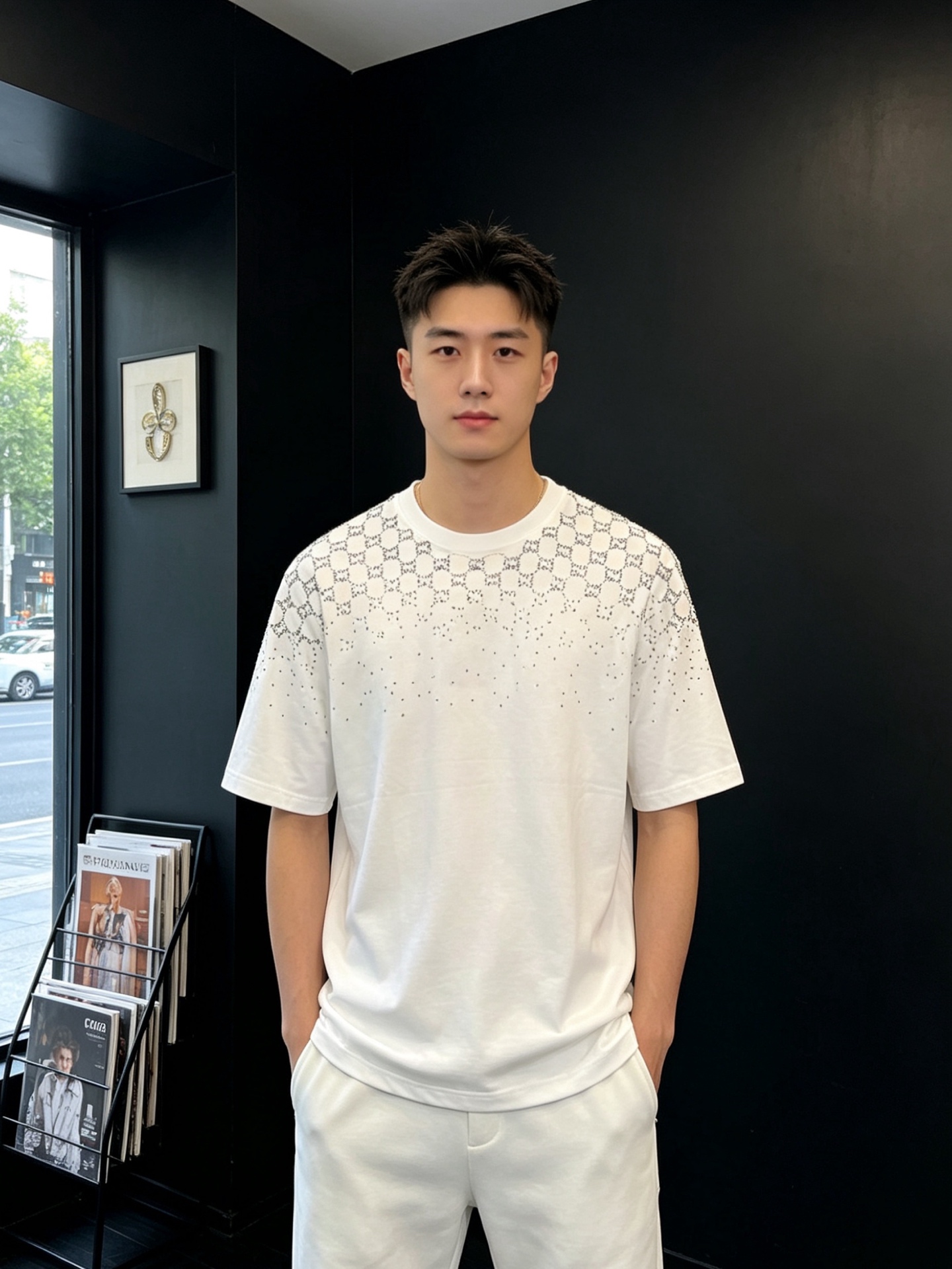NO:847559,.Gucci Gucci's new and popular men's casual short-sleeve originals. High-end customization. High-end version. Fashionable and versatile imported fabrics. Super soft and delicate feel. Skin-friendly and comfortable to wear. High-end boutique. The upper body is finely made by the factory. It is a must-have item for men. Complete three standards. Size S-XL. New trend. Gucci, gucci, T-shirt,19860909.Gucci古驰砸锅卖铁都要上的新款新款原单男士休闲短袖 高端定制 高端版本 时尚百搭爆款进口面料 手感超柔软细腻 穿着亲肤舒适 高端精品 代工厂精细做上身非常赞 男士必备单品 三标齐全 码数S-XL砸锅卖铁上新款,,gucci,gucci,T-shirt,,Men's clothing