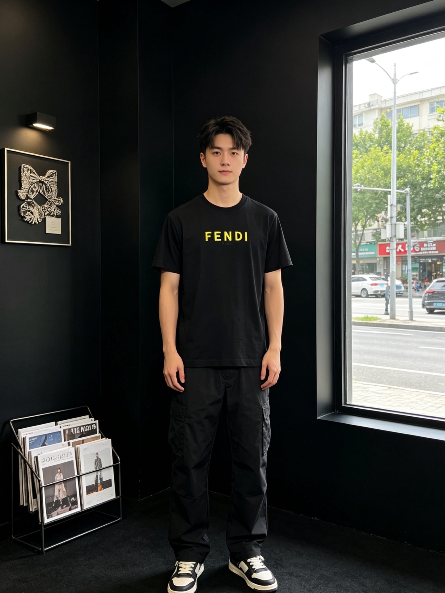 NO:847550,.FENDI Fendi's new and popular men's casual short-sleeved original items. High-end customization. High-end versions. Fashionable and versatile imported fabrics. Super soft and delicate feel. Skin-friendly and comfortable to wear. High-end boutique. The upper body made by the factory is very good. Men's must-have items. Complete three standards. Size M-3XL. New trend. Fendi, fendi, T-shirt,19860909.FENDI芬迪砸锅卖铁都要上的新款新款原单男士休闲短袖 高端定制 高端版本 时尚百搭爆款进口面料 手感超柔软细腻 穿着亲肤舒适 高端精品 代工厂精细做上身非常赞 男士必备单品 三标齐全 码数M-3XL砸锅卖铁上新款,,fendi,fendi,T-shirt,,Men's clothing