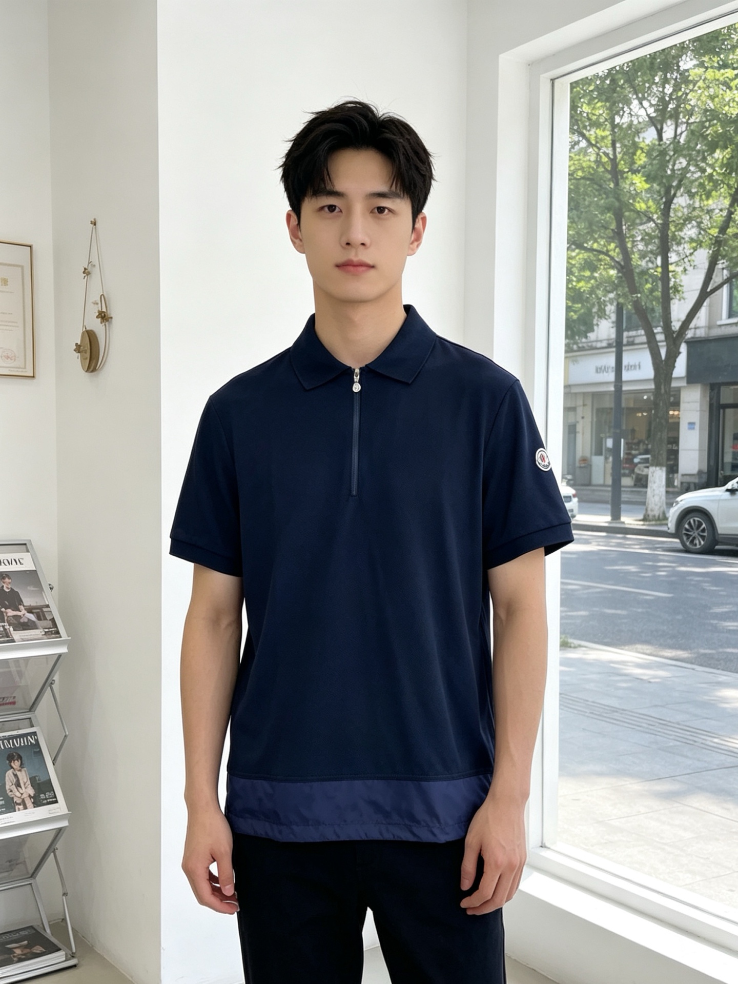 NO:847545,.Moncler's new and original men's casual short-sleeves are popular among everyone. High-end customization. High-end version. Fashionable and versatile imported fabrics. Super soft and delicate feel. Skin-friendly and comfortable to wear. High-end boutique. The upper body made by the factory is very good. Men's must-have items. Complete three standards. Size S-XL. New models on the market, Moncler, T-shirt,19860909.Moncler蒙口砸锅卖铁都要上的新款新款原单男士休闲短袖 高端定制 高端版本 时尚百搭爆款进口面料 手感超柔软细腻 穿着亲肤舒适 高端精品 代工厂精细做上身非常赞 男士必备单品 三标齐全 码数S-XL砸锅卖铁上新款,,Moncler,T-shirt,,Men's clothing