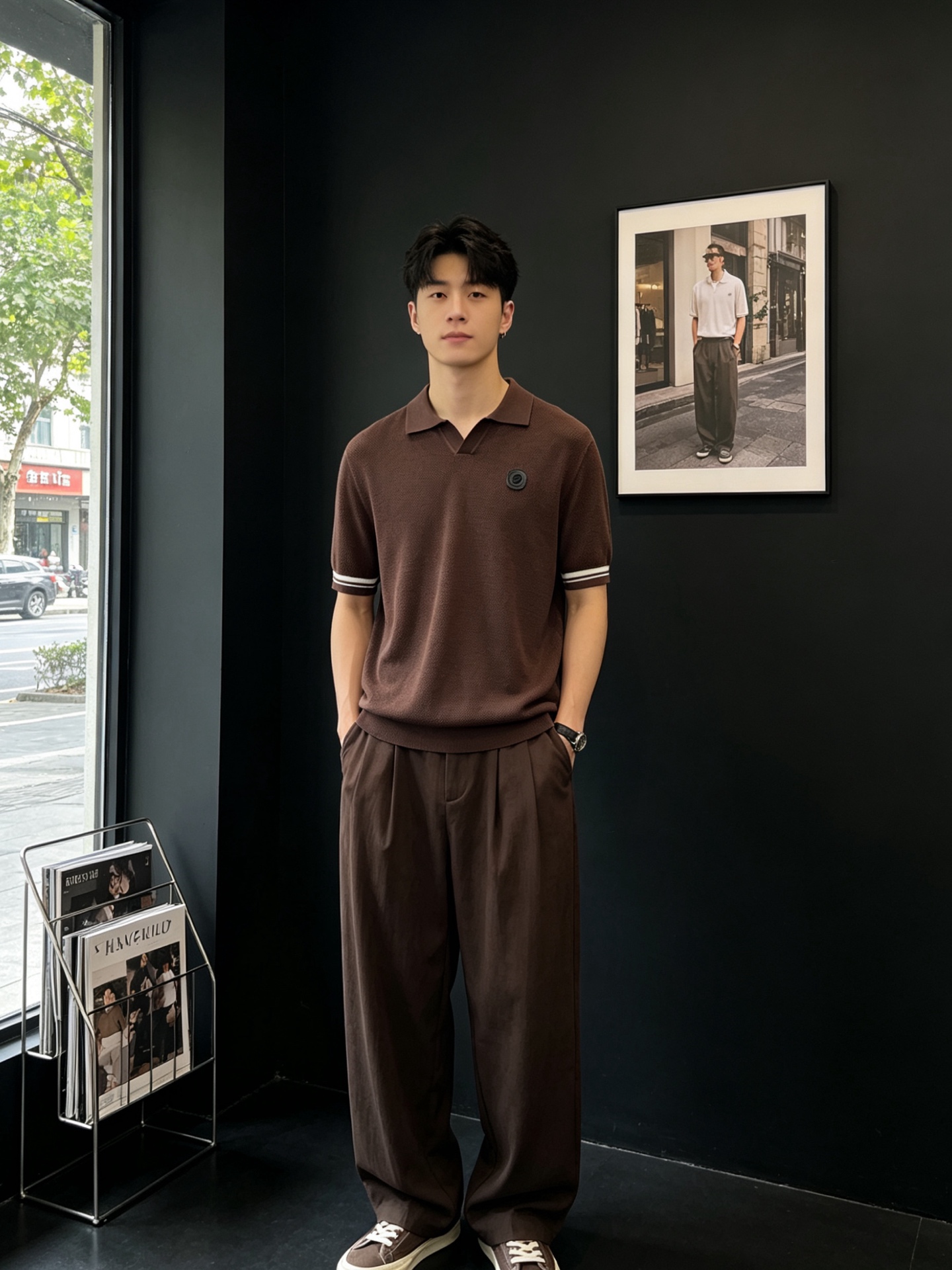 NO:917632,.ZEGNA is a must-have new model of original men's casual short sleeves. High-end customization. High-end version. Fashionable and versatile imported fabrics. Super soft and delicate feel. Skin-friendly and comfortable to wear. High-end boutique. The upper body is finely made by the factory. It is a must-have item for men. Three complete standards. Size M-3XL, zegna, T-shirt,19860909.ZEGNA杰尼亚砸锅卖铁都要上的新款新款原单男士休闲短袖 高端定制 高端版本 时尚百搭爆款进口面料 手感超柔软细腻 穿着亲肤舒适 高端精品 代工厂精细做上身非常赞 男士必备单品 三标齐全 码数M-3XL,,zegna,T-shirt,,Men's clothing