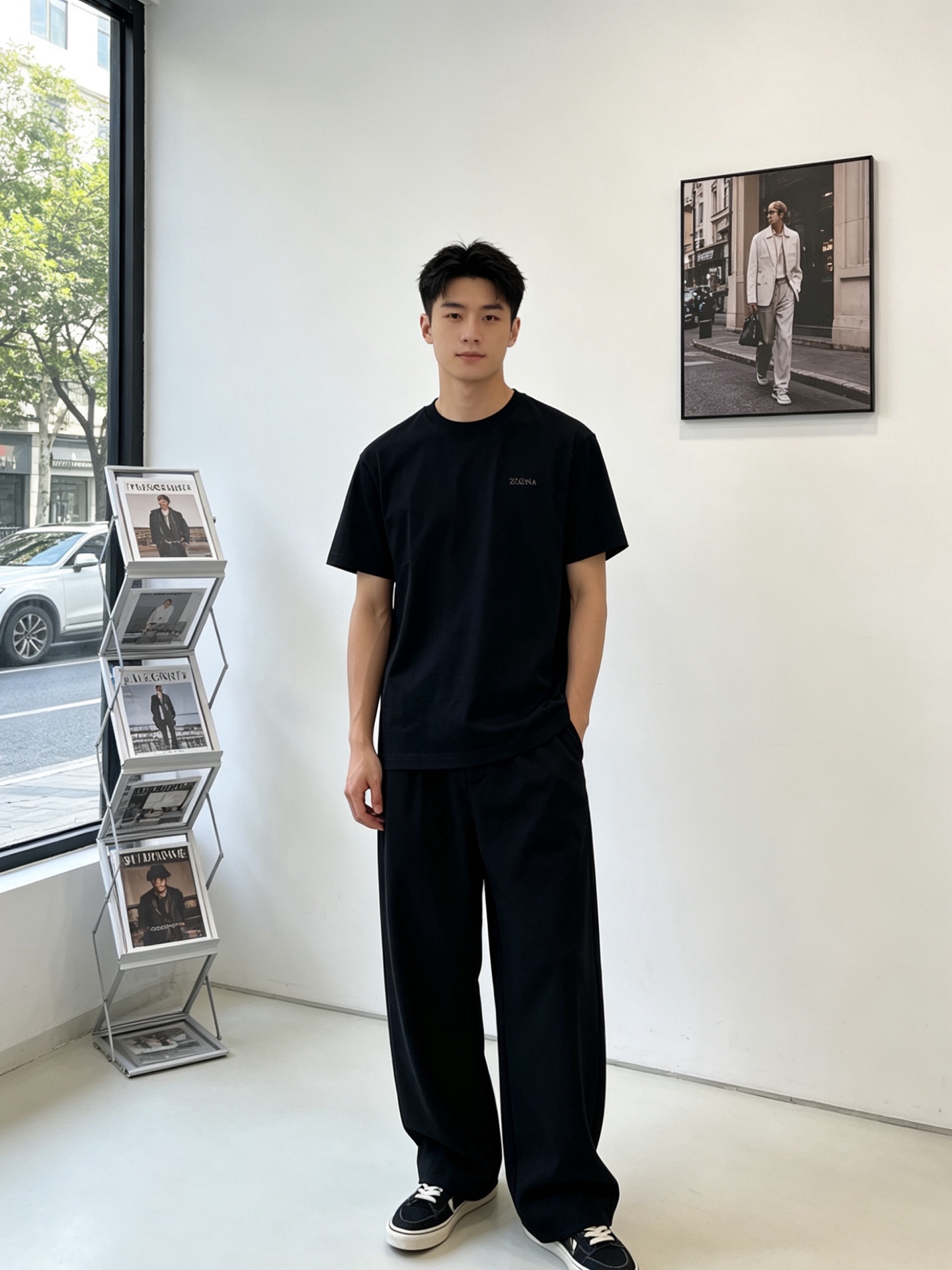 NO:848809,.ZEGNA is a must-have new model of original men's casual short-sleeves. High-end customization. High-end version. Fashionable and versatile imported fabrics. Super soft and delicate feel. Skin-friendly and comfortable to wear. High-end boutique. The upper body is finely made by the factory. It is a must-have item for men. Three complete standards. Size S-2XL, zegna, T-shirt,19860909.ZEGNA杰尼亚砸锅卖铁都要上的新款新款原单男士休闲短袖 高端定制 高端版本 时尚百搭爆款进口面料 手感超柔软细腻 穿着亲肤舒适 高端精品 代工厂精细做上身非常赞 男士必备单品 三标齐全 码数S-2XL,,zegna,T-shirt,,Men's clothing