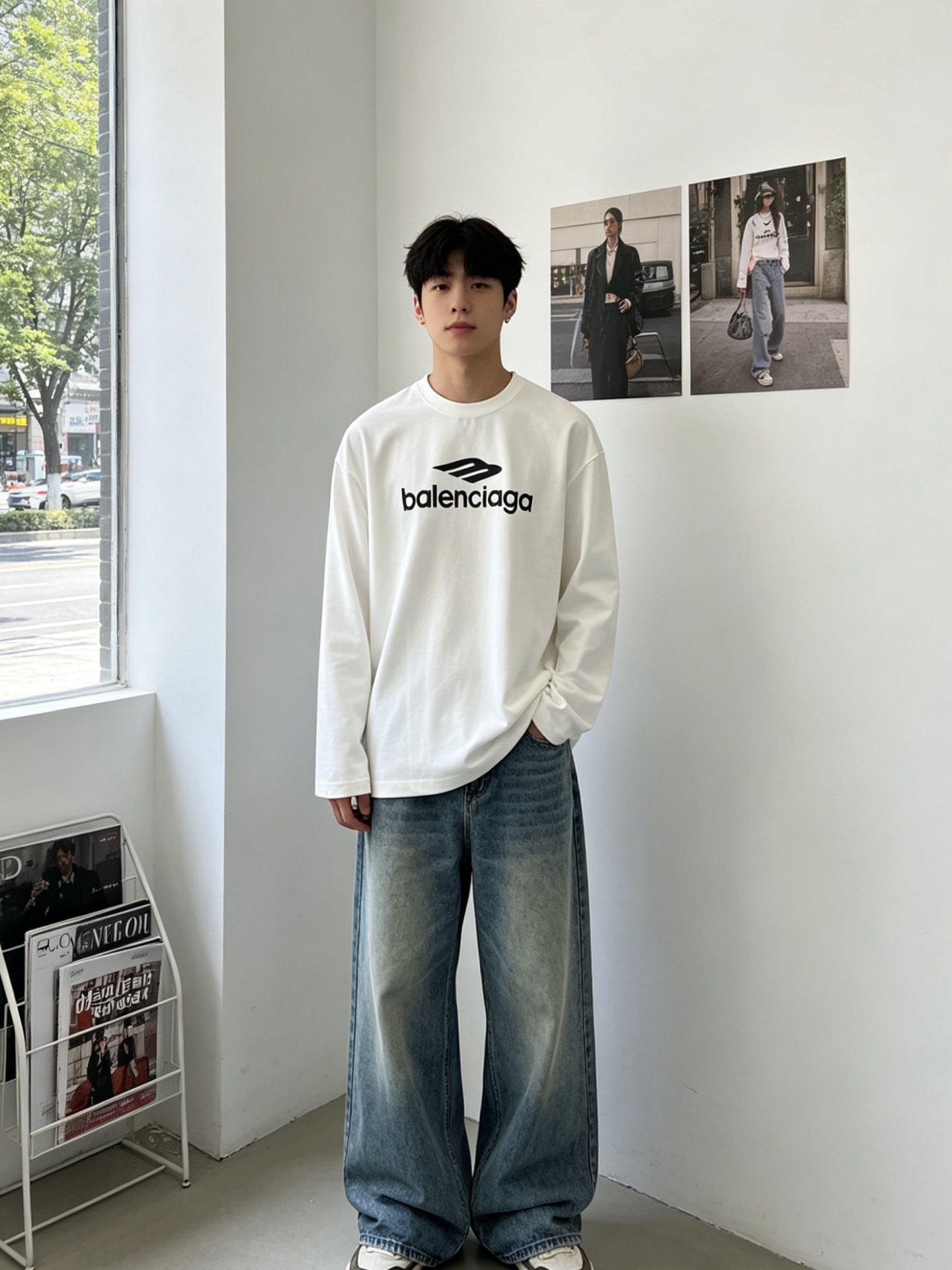 NO:916669,.Balenciaga is a must-have new style original men's casual long sleeves. High-end customization. High-end version. Fashionable and versatile imported fabrics. Super soft and delicate feel. Skin-friendly and comfortable to wear. High-end boutique. The upper body is exquisitely made by the factory. A must-have item for men. Three complete standards. Size M-6XL,,balenciaga,balenciaga,19860909.Balenciaga巴黎世家砸锅卖铁都要上的新款新款原单男士休闲长袖 高端定制 高端版本 时尚百搭爆款进口面料 手感超柔软细腻 穿着亲肤舒适 高端精品 代工厂精细做上身非常赞 男士必备单品 三标齐全 码数M-6XL,,balenciaga,balenciaga,,Men's clothing