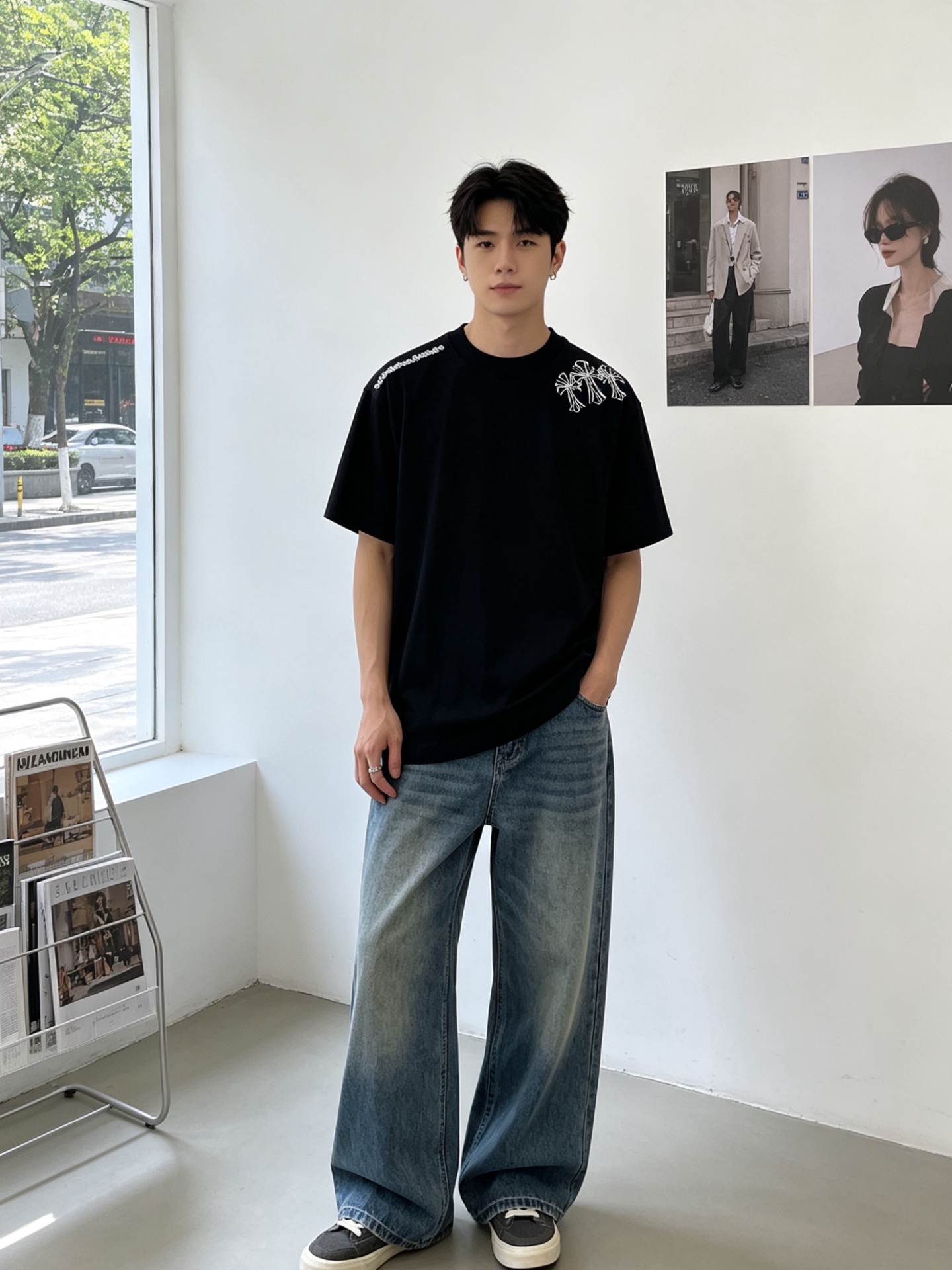 NO:917634,.Chrome Hearts Chrome Hearts is a must-have new model of original men's casual short sleeves. High-end customization. High-end version. Fashionable and versatile imported fabrics. Super soft and delicate feel. Skin-friendly and comfortable to wear. High-end boutique. The upper body is finely made by the factory. It is a must-have item for men. Complete with three standards. Code number 46-54,, chrome hearts, chrome hearts, T-shirt,19860909.Chrome hearts克罗心砸锅卖铁都要上的新款新款原单男士休闲短袖 高端定制 高端版本 时尚百搭爆款进口面料 手感超柔软细腻 穿着亲肤舒适 高端精品 代工厂精细做上身非常赞 男士必备单品 三标齐全 码数46-54,,chrome hearts,chrome hearts,T-shirt,,Men's clothing