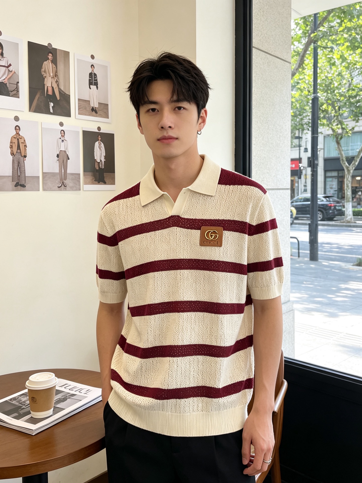 NO:917697,.Gucci Gucci is a must-have new model. Original men's casual short-sleeves. High-end customization. High version. Fashionable and versatile imported fabrics. Super soft and delicate feel. Skin-friendly and comfortable to wear. High-end boutique. The upper body is finely made by the foundry. It is a must-have item for men. Three standards are complete. Size M-3XL,,gucci,gucci,T-shirt,19860909.Gucci古驰砸锅卖铁都要上的新款新款原单男士休闲短袖 高端定制 高版本 时尚百搭爆款进口面料 手感超柔软细腻 穿着亲肤舒适 高端精品 代工厂精细做上身非常赞 男士必备单品 三标齐全 码数M-3XL,,gucci,gucci,T-shirt,,Men's clothing
