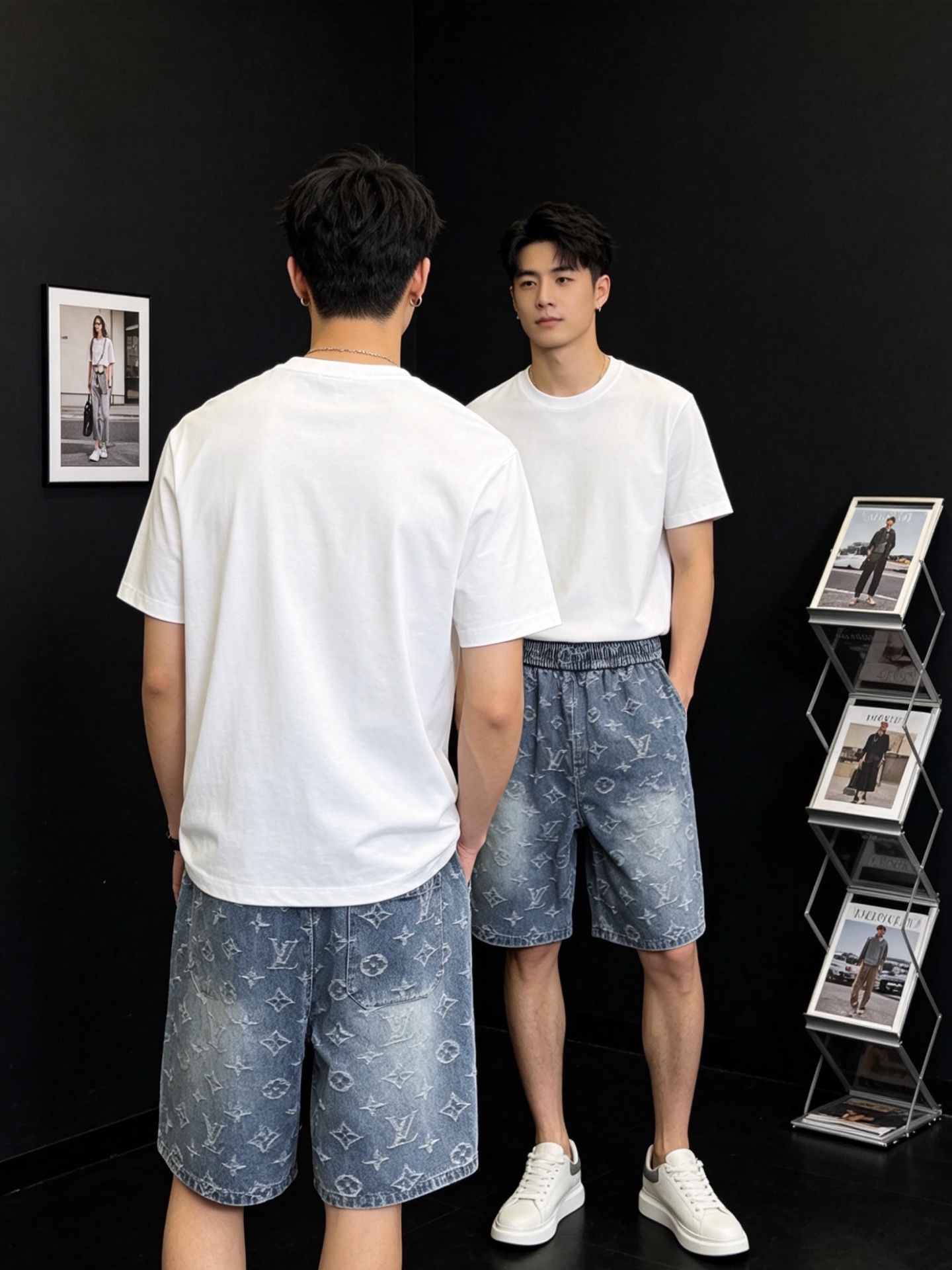 NO:848822,.Louis Vuitton's new casual denim shorts are the most popular high-end version of denim elastic waist drawstring shorts!  Custom-made fabrics at the counter are highly breathable and comfortable, with impeccable details and brand element design concepts, reflecting high quality. It feels delicate and soft!  It presents a casual cut and the upper body shape is awesome!  Size: M-3XL,,louis vuitton,louis vuitton,shorts,19860909.Louis Vuitton路易威登砸锅卖铁都要上的新款新款休闲牛仔短裤 牛仔松紧腰抽绳短裤高端版本！专柜定制面料 透气舒适度高,细节无可挑剔,品牌元素设计理念,体现高品质.手感细腻柔软！呈现休闲裁剪,上身版型超赞！码数:M-3XL,,louis vuitton,louis vuitton,shorts,,Men's clothing