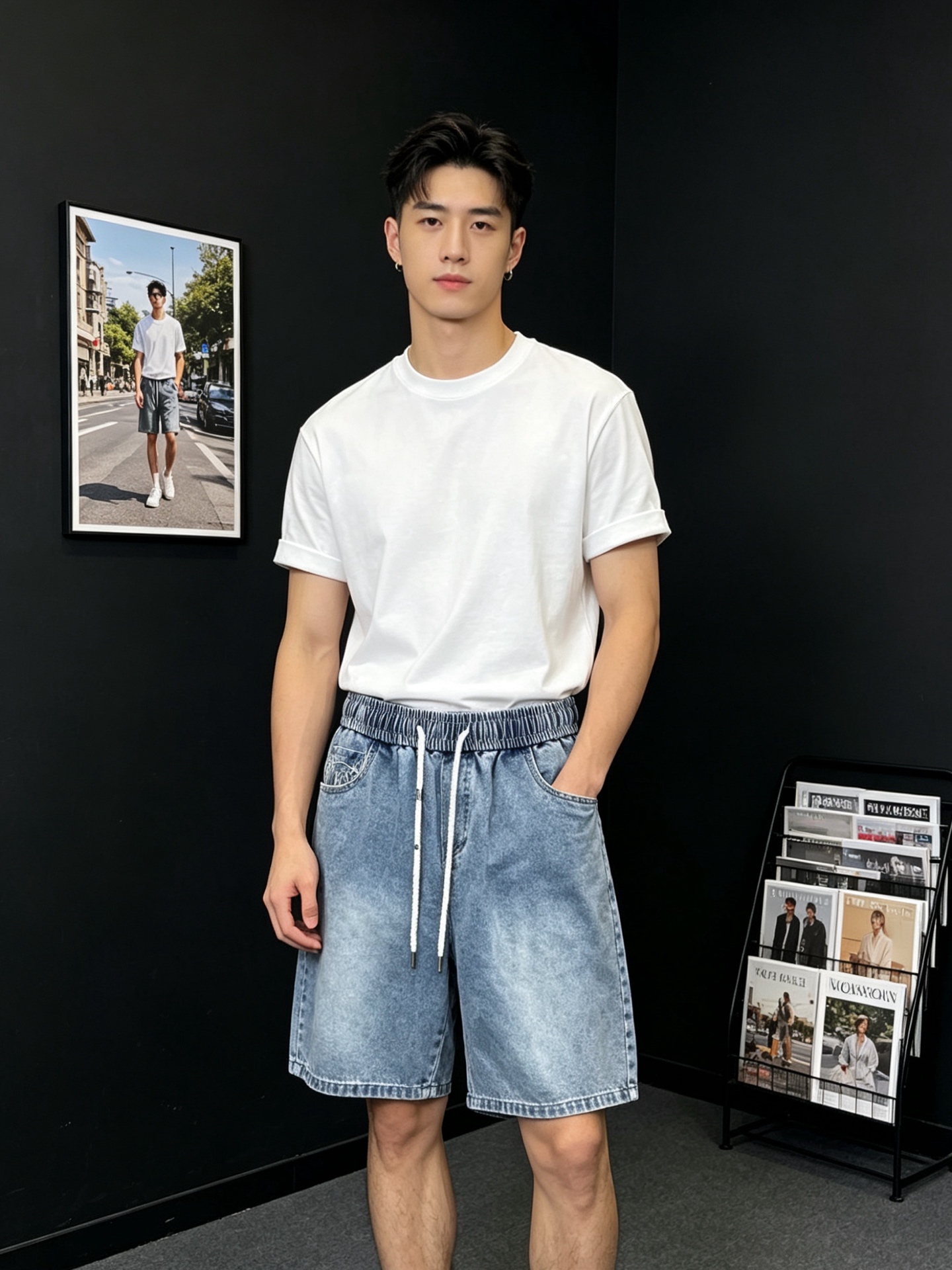 NO:874050,.Louis Vuitton's new casual denim shorts are the most popular high-end version of denim elastic waist drawstring shorts!  Custom-made fabrics at the counter are highly breathable and comfortable, with impeccable details and brand element design concepts, reflecting high quality. It feels delicate and soft!  It presents a casual cut and the upper body shape is awesome!  Size: M-3XL,,louis vuitton,louis vuitton,shorts,19860909.Louis Vuitton路易威登砸锅卖铁都要上的新款新款休闲牛仔短裤 牛仔松紧腰抽绳短裤高端版本！专柜定制面料 透气舒适度高,细节无可挑剔,品牌元素设计理念,体现高品质.手感细腻柔软！呈现休闲裁剪,上身版型超赞！码数:M-3XL,,louis vuitton,louis vuitton,shorts,,Men's clothing