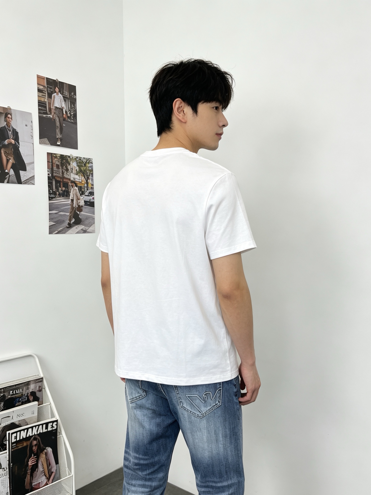 。ARMANI阿玛尼💥砸锅卖铁都要上的新款新款休闲牛仔裤👖高端版本 专柜定制面料 透气舒适度高，细节无可