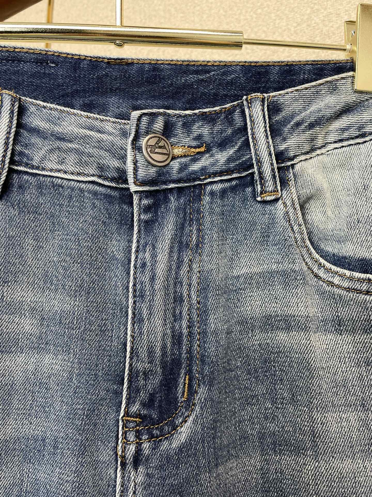 。Louis Vuitton路易威登💥砸锅卖铁都要上的新款新款休闲牛仔裤👖高端版本 专柜定制面料 透气舒