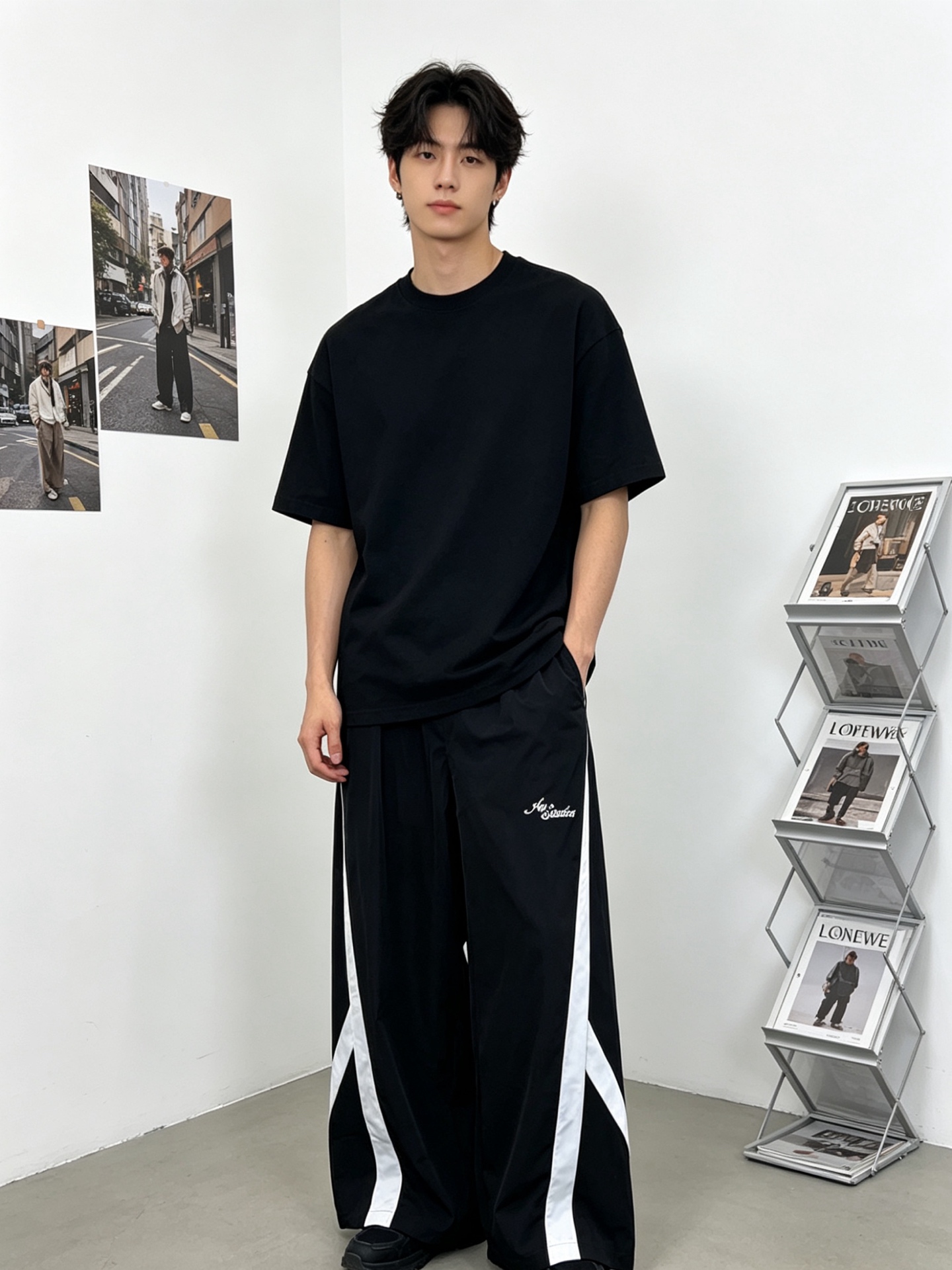 NO:917627,.Acne Studios' new original men's casual wide-leg trousers are sold at all times. High-end customization. High-end version. Fashionable and versatile imported fabrics. Super soft and delicate feel. Skin-friendly and comfortable to wear. High-end boutique. The upper body made by the factory is very good. A must-have item for men. Three standards are complete. Size 44.46.48.50,,acne studios,dior,19860909.Acne Studios砸锅卖铁都要上的新款新款原单男士休闲阔腿裤 高端定制 高端版本 时尚百搭爆款进口面料 手感超柔软细腻 穿着亲肤舒适 高端精品 代工厂精细做上身非常赞 男士必备单品 三标齐全 码数44.46.48.50,,acne studios,dior,,Men's clothing