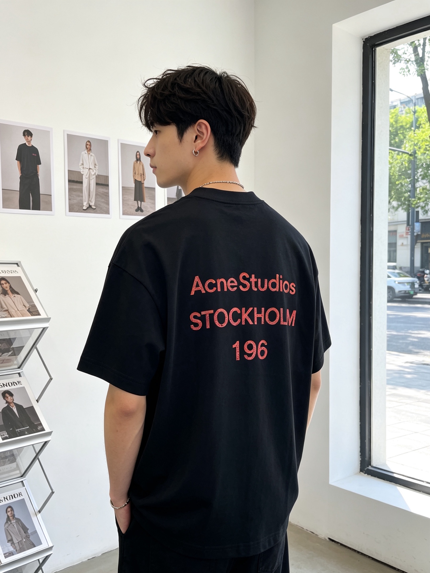 。Acne Studios💥砸锅卖铁都要上的新款新款原单男士休闲短袖 高端定制 高端版本 时尚百搭爆款⚠