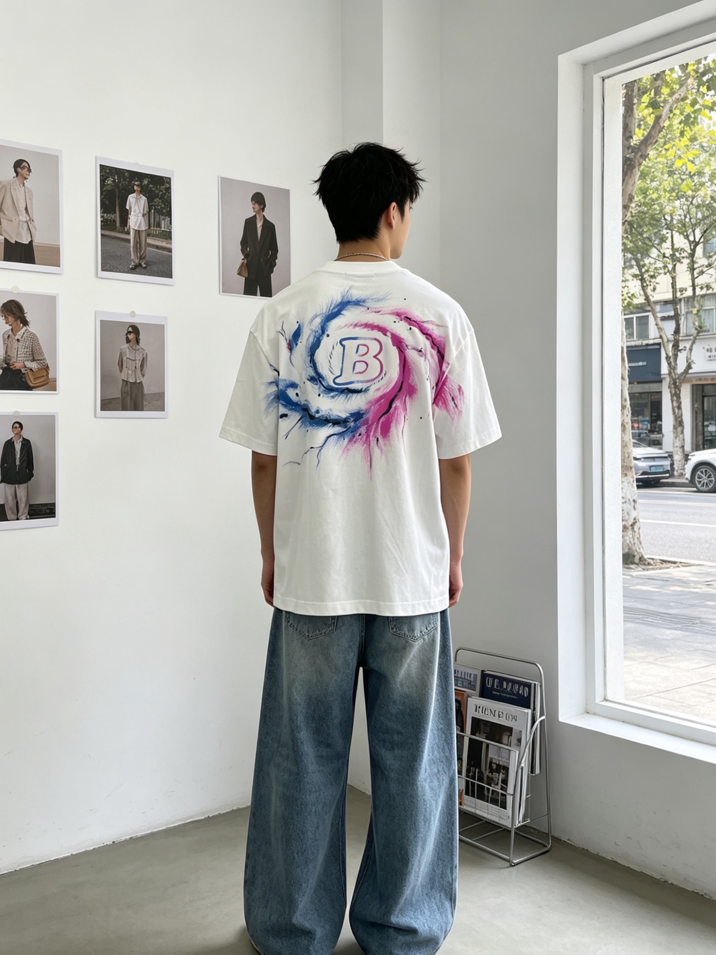 。Balenciaga巴黎世家💥砸锅卖铁都要上的新款新款原单男士休闲短袖 高端定制 高端版本 时尚百搭爆